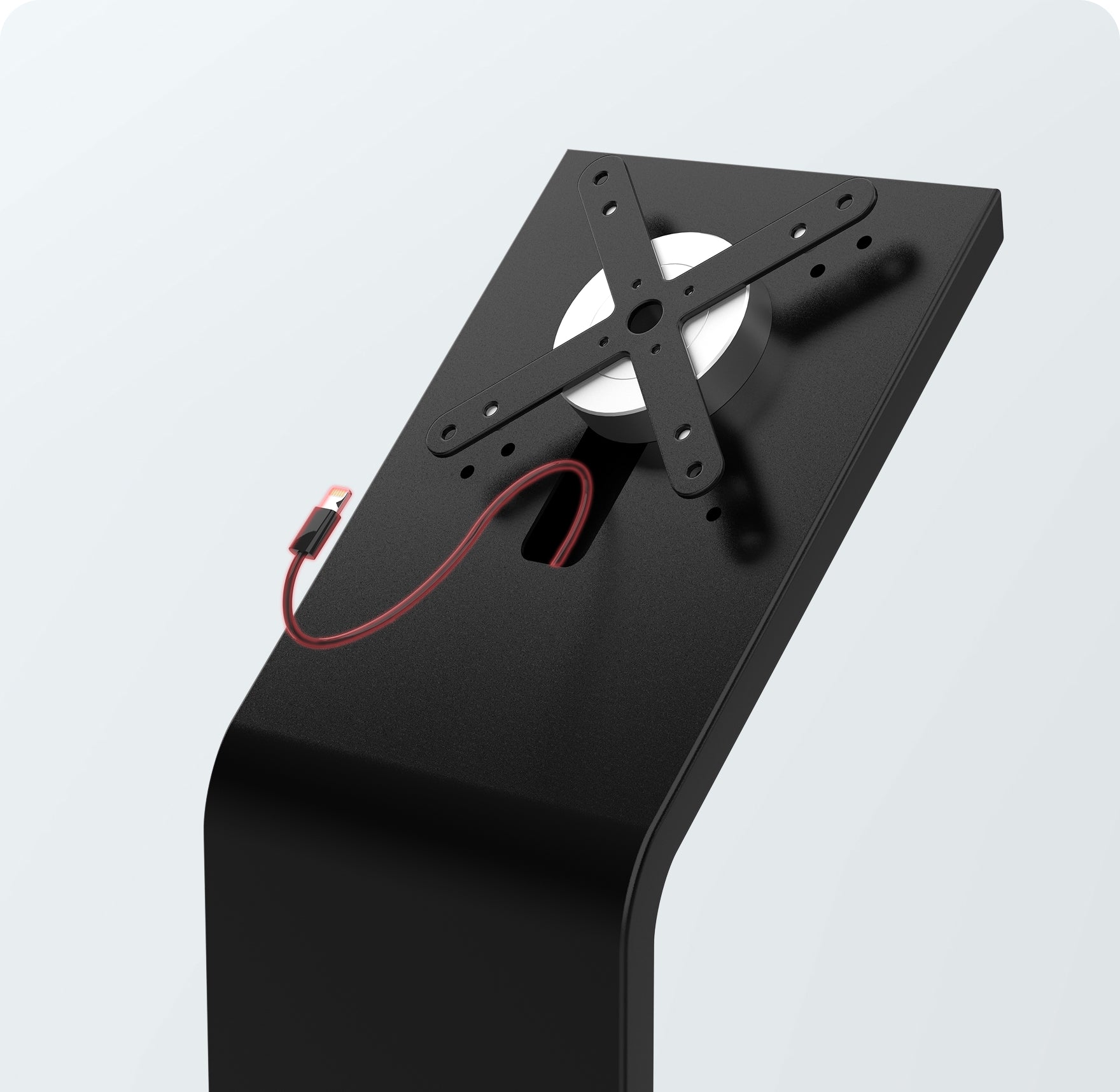 Interior cable routing system