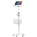 Medical Mobile Floor Stand with Large Enclosure