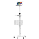 Medical Mobile Floor Stand with Small Enclosure