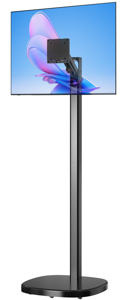 Mobile Rolling Spring Adjustable Floor Stand for Displays up to 22 lbs CTA DIGITAL