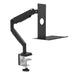 Monitor Arm Clamp Mount with USB Hub and Keyboard Tray CTA DIGITAL