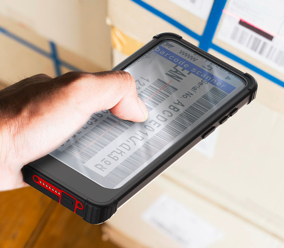 Protective Charging Case with Integrated Honeywell Scanner for Phone