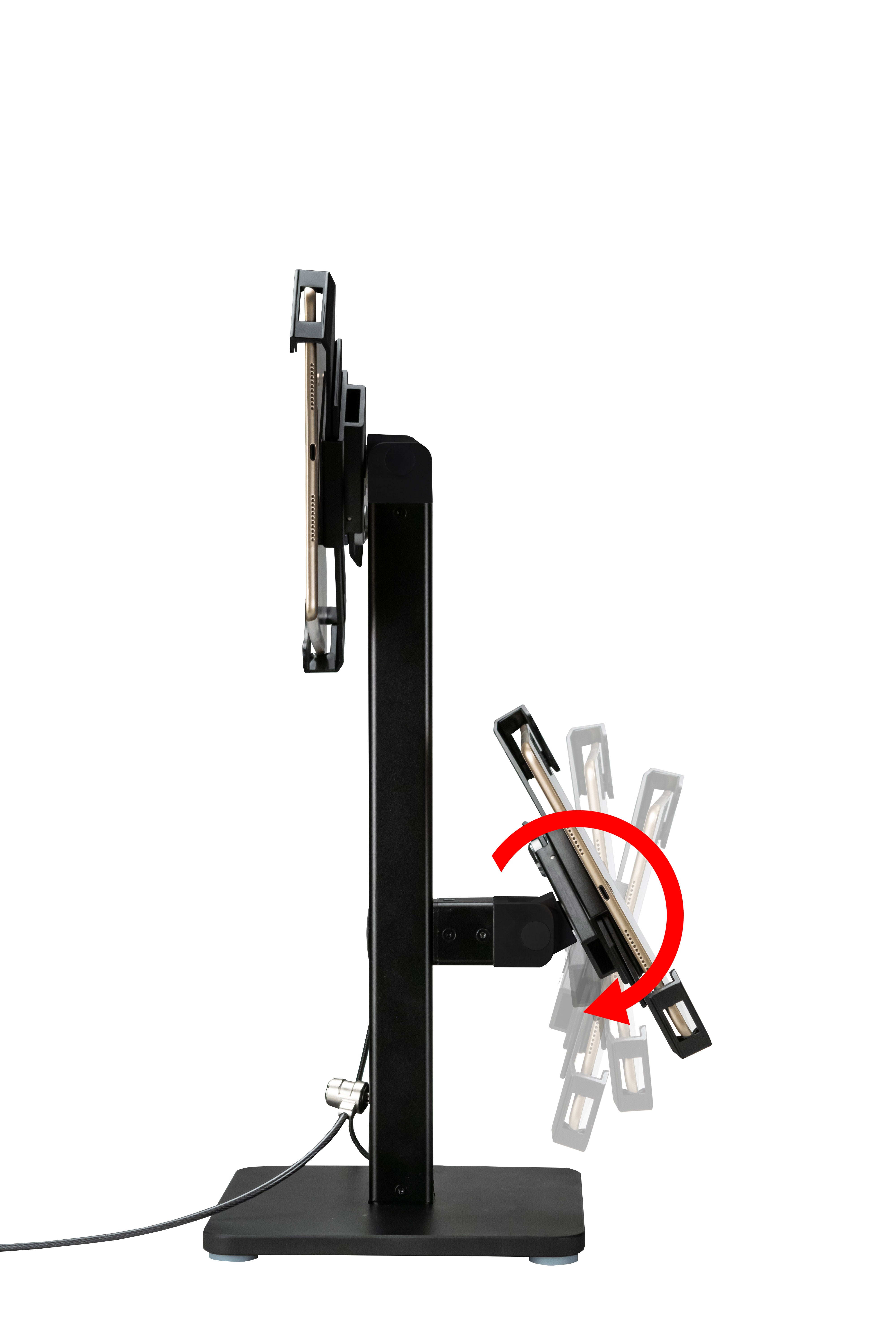 Angle-Adjustable Twin Tablet Stand for 7-10.2 Inch Tablets, including the iPad 7th/ 8th/ 9th Gen.