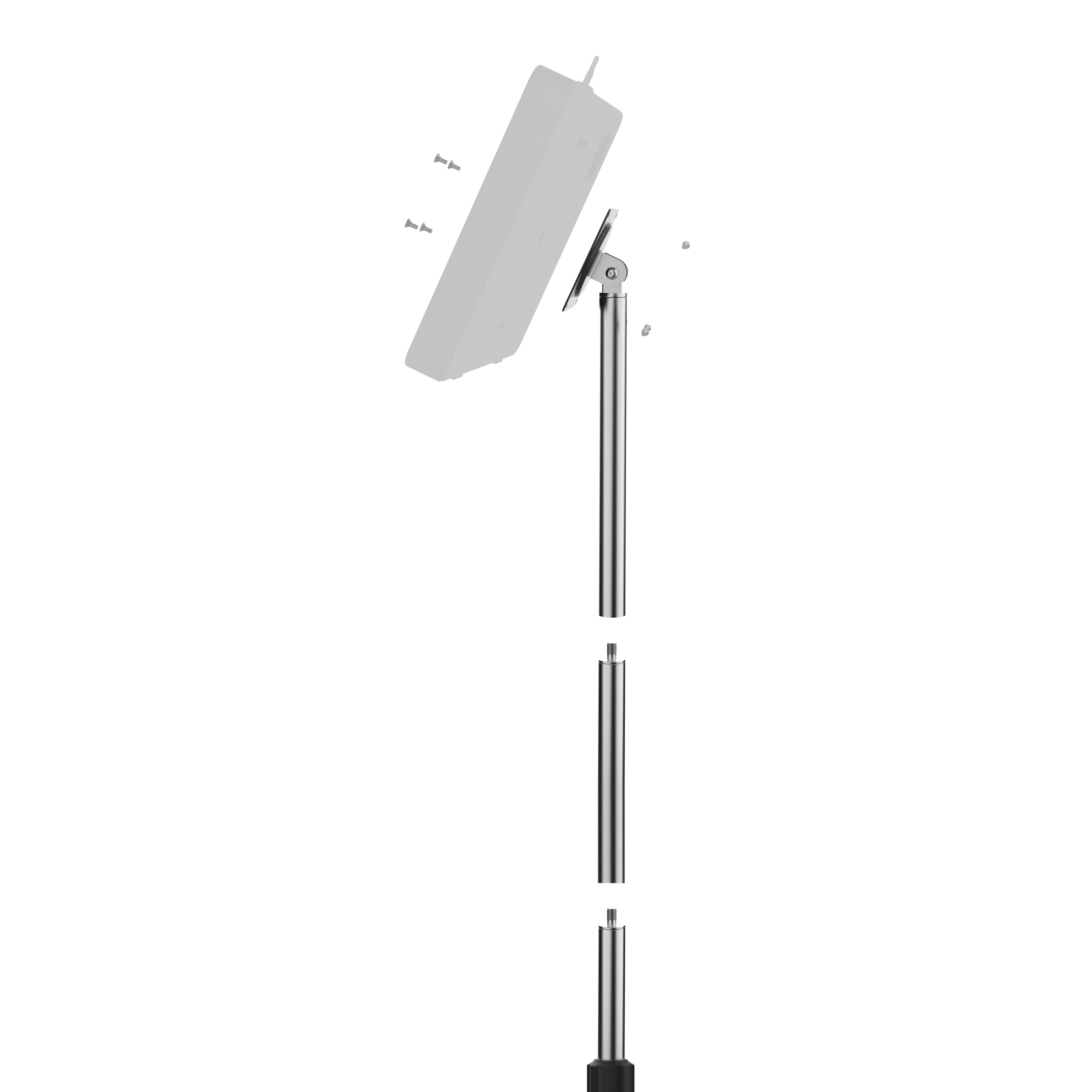 VESA-Compatible, Height-Adjustable Floor Stand