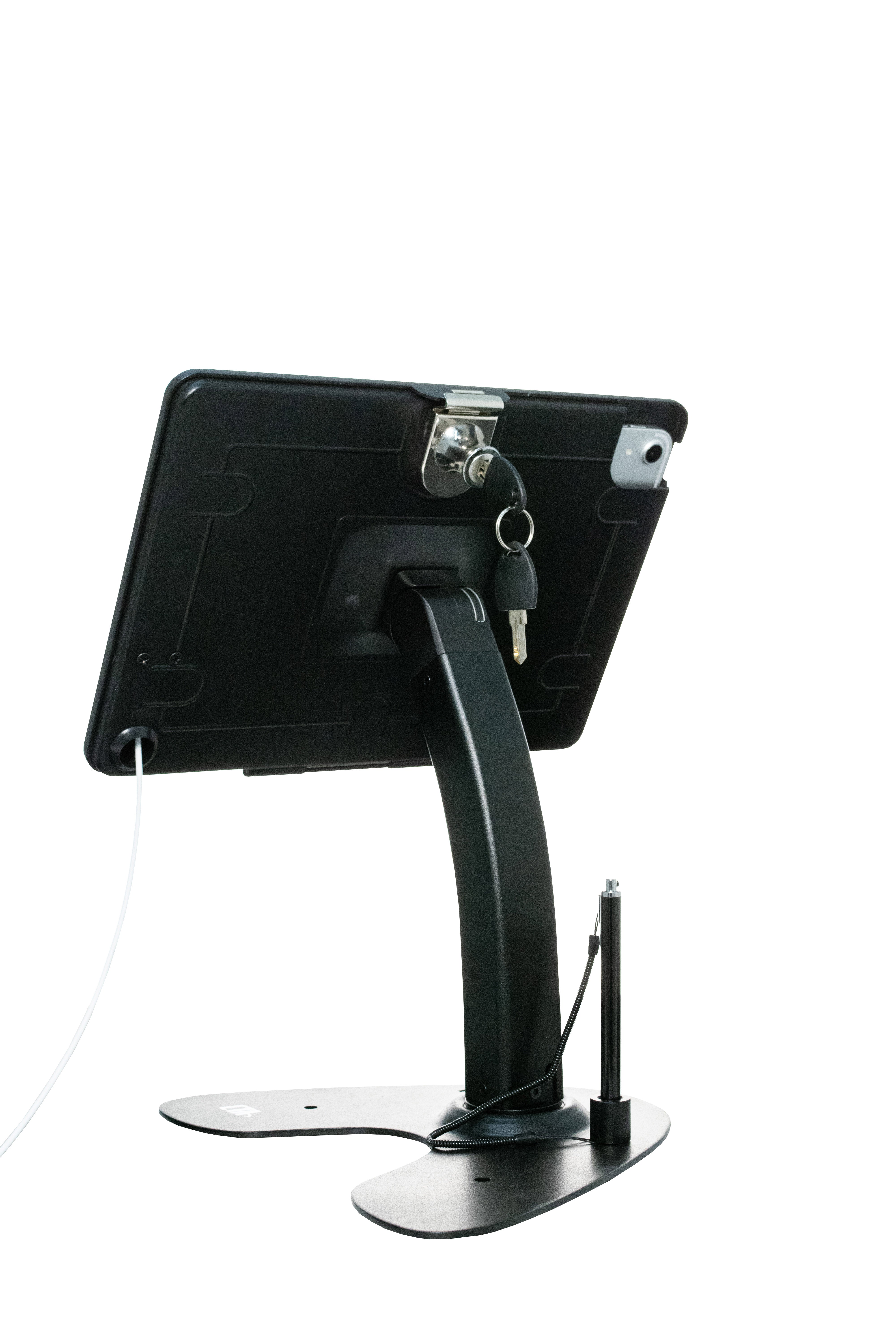 Dual Security Kiosk Stand with Locking Case and Cable for 11-inch iPad Pro