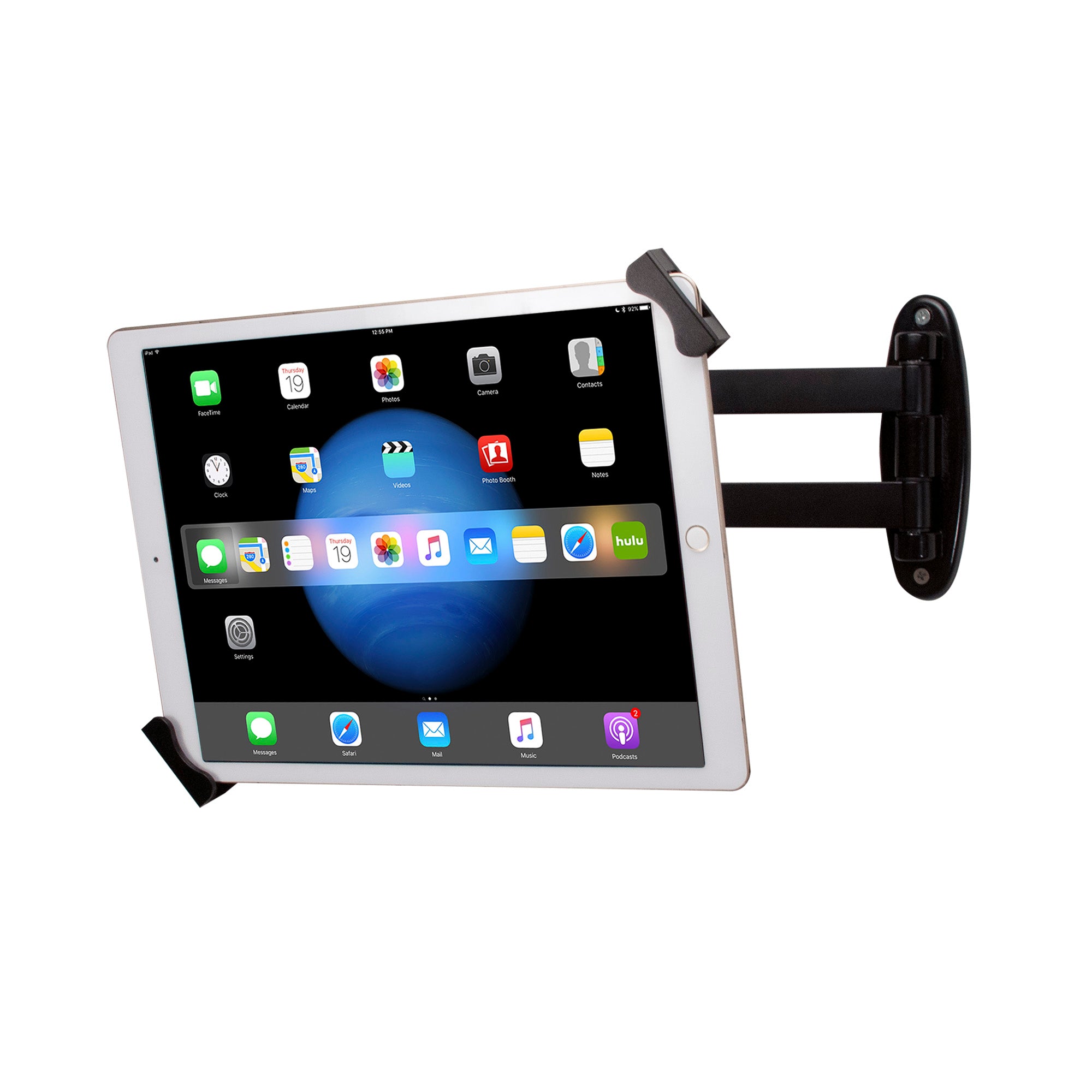 Articulating Security Wall Mount for 7-13 Inch Tablets, including iPad 10.2-inch (7th/ 8th/ 9th Generation)