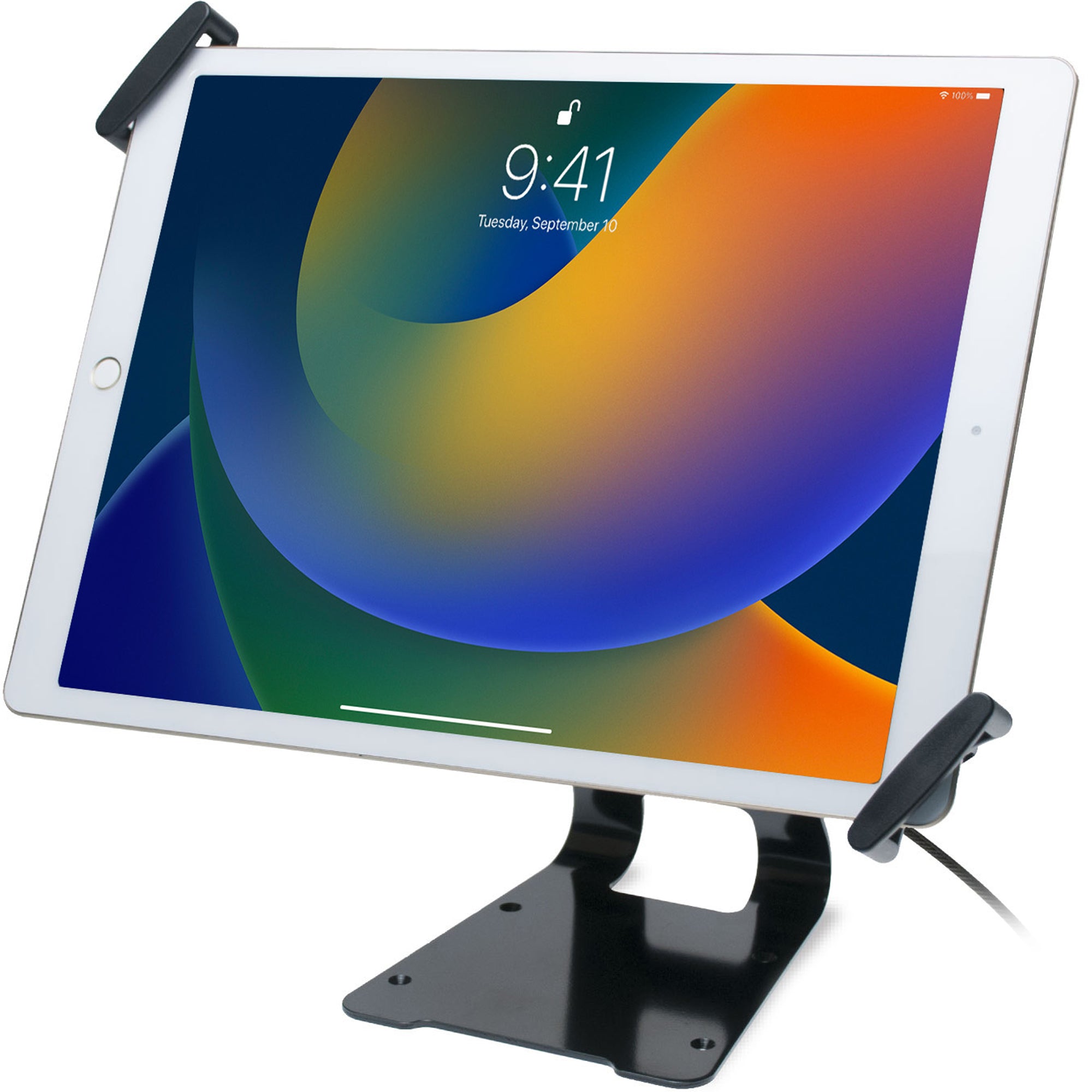 Adjustable Anti-Theft Security Grip & Stand for 9.7"– 14" Tablets, including 11-inch iPad Air M2/ Pro M4 (2024) & 13-inch iPad Air M2/ Pro M4 (2024)