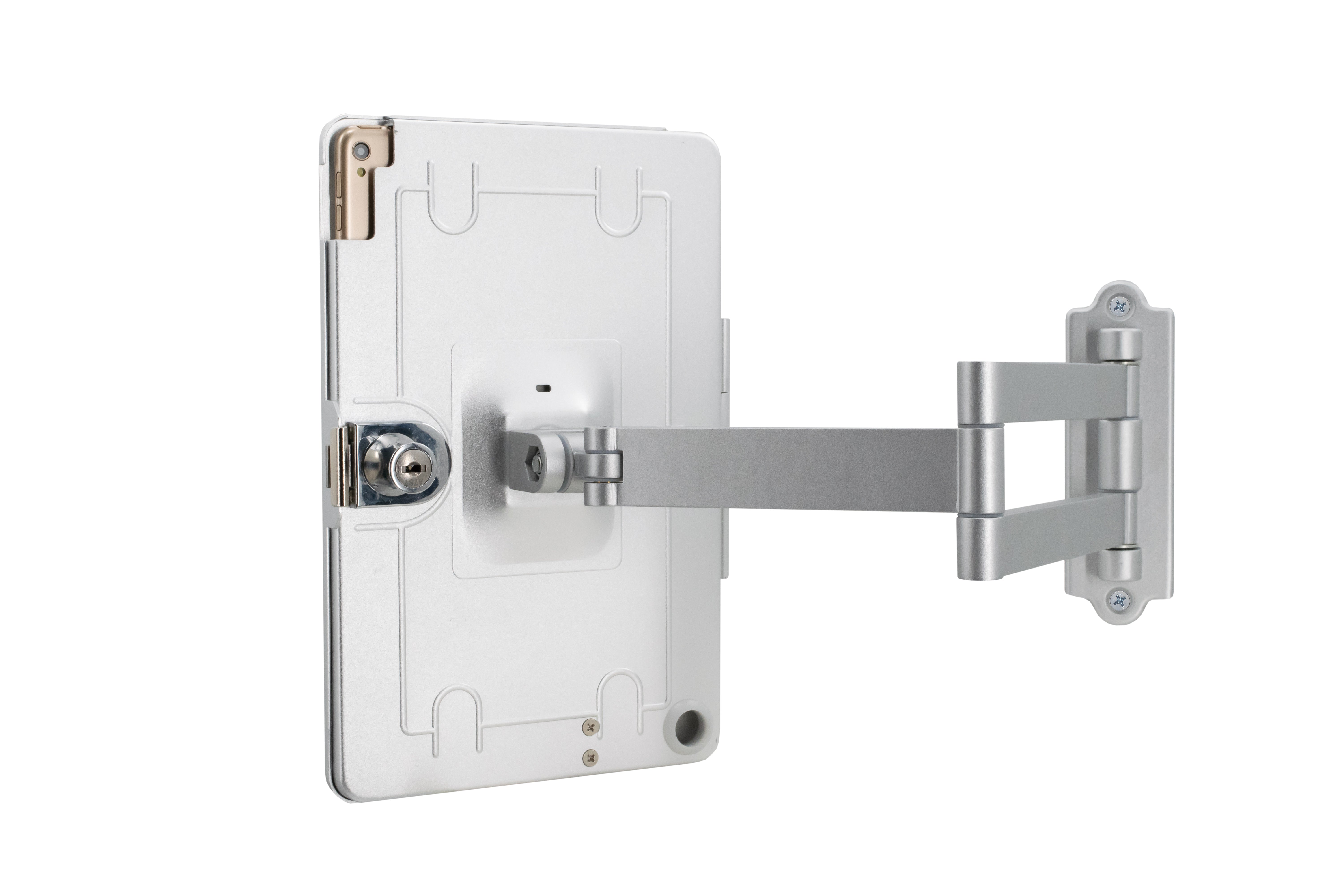 Articulating Wall Mounting Security Enclosure for iPad 7th/ 8th/ 9th Gen, iPad Air 3, iPad Pro 10.5 & More
