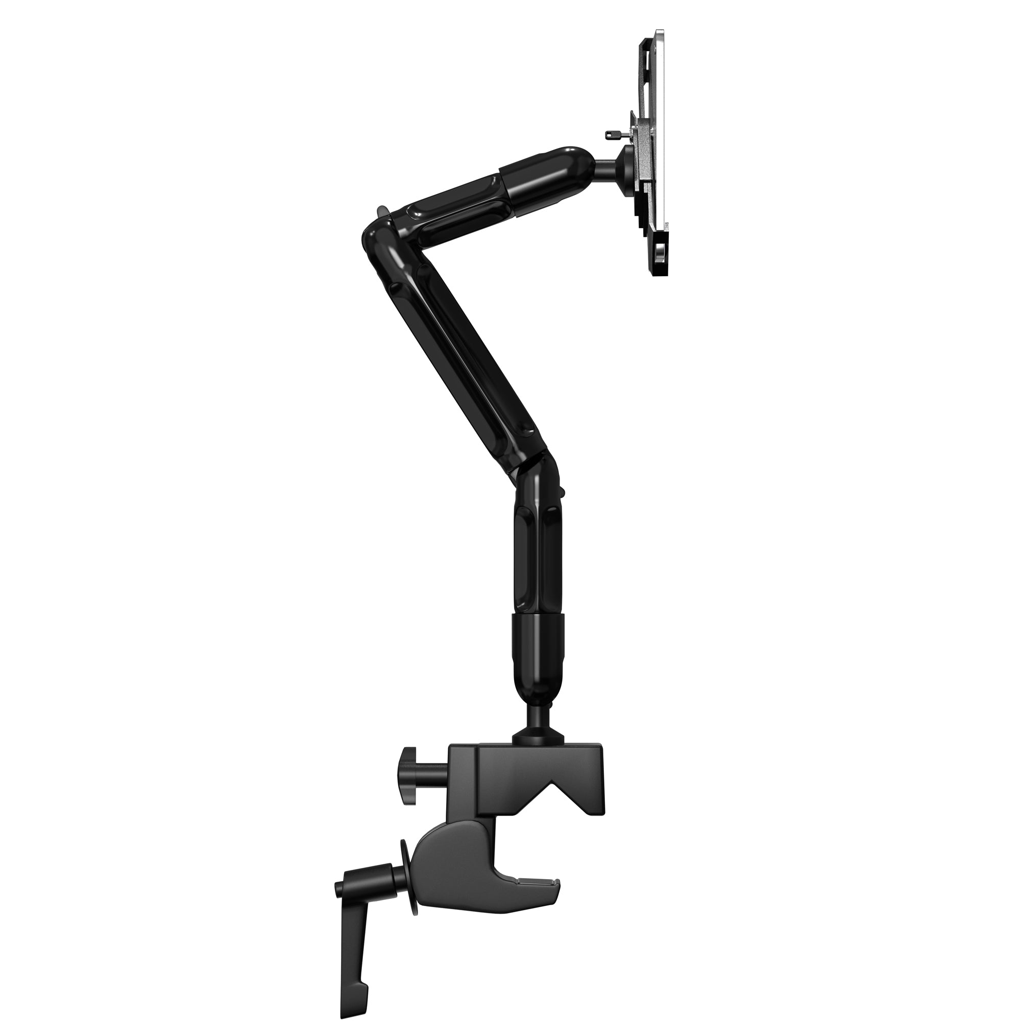 Custom Flex Security Desk Clamp Mount for 7-14 Inch Tablets, including iPad 10.2-inch (7th/ 8th/ 9th Generation)