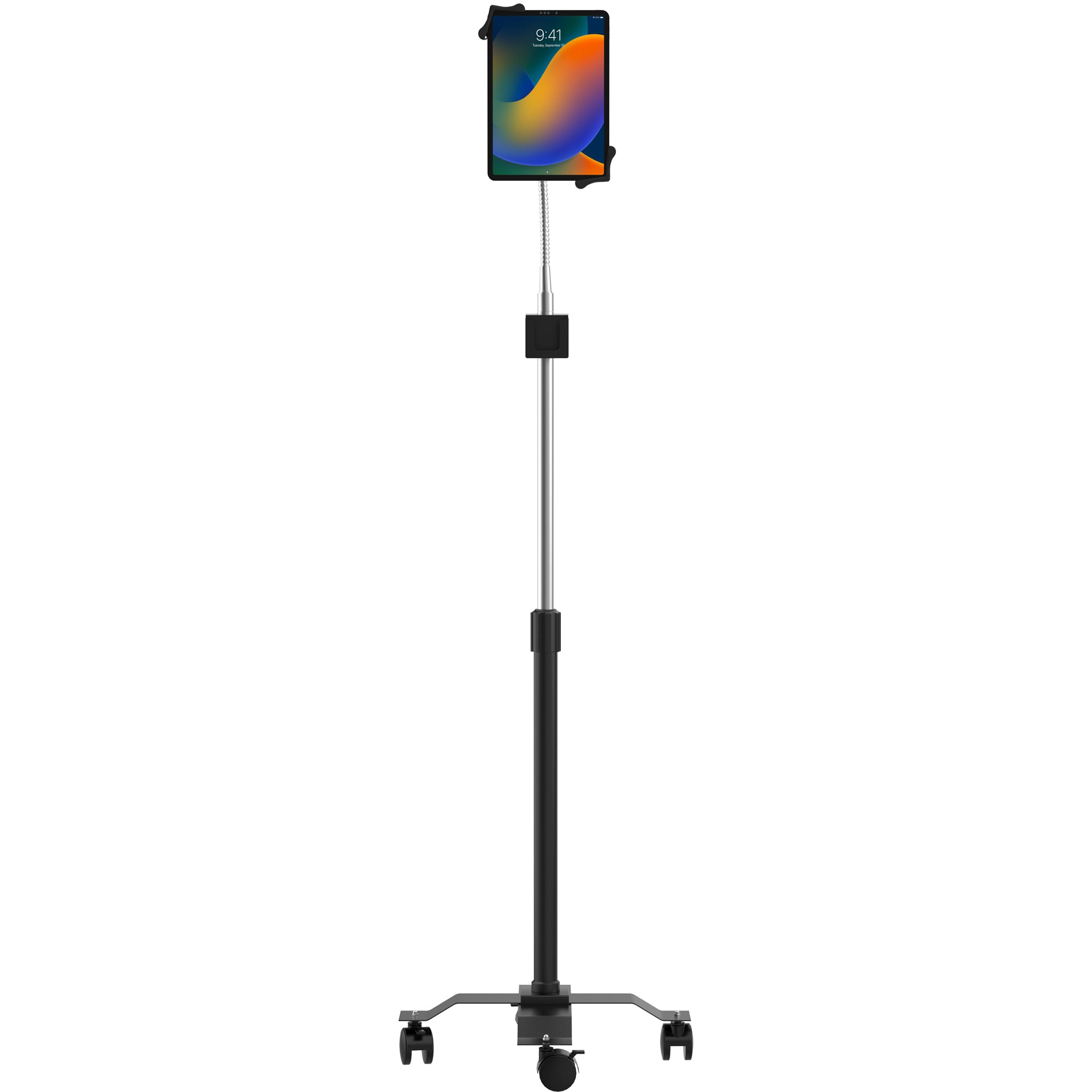 Compact Gooseneck Floor Stand For 7 - 13 inch Tablets