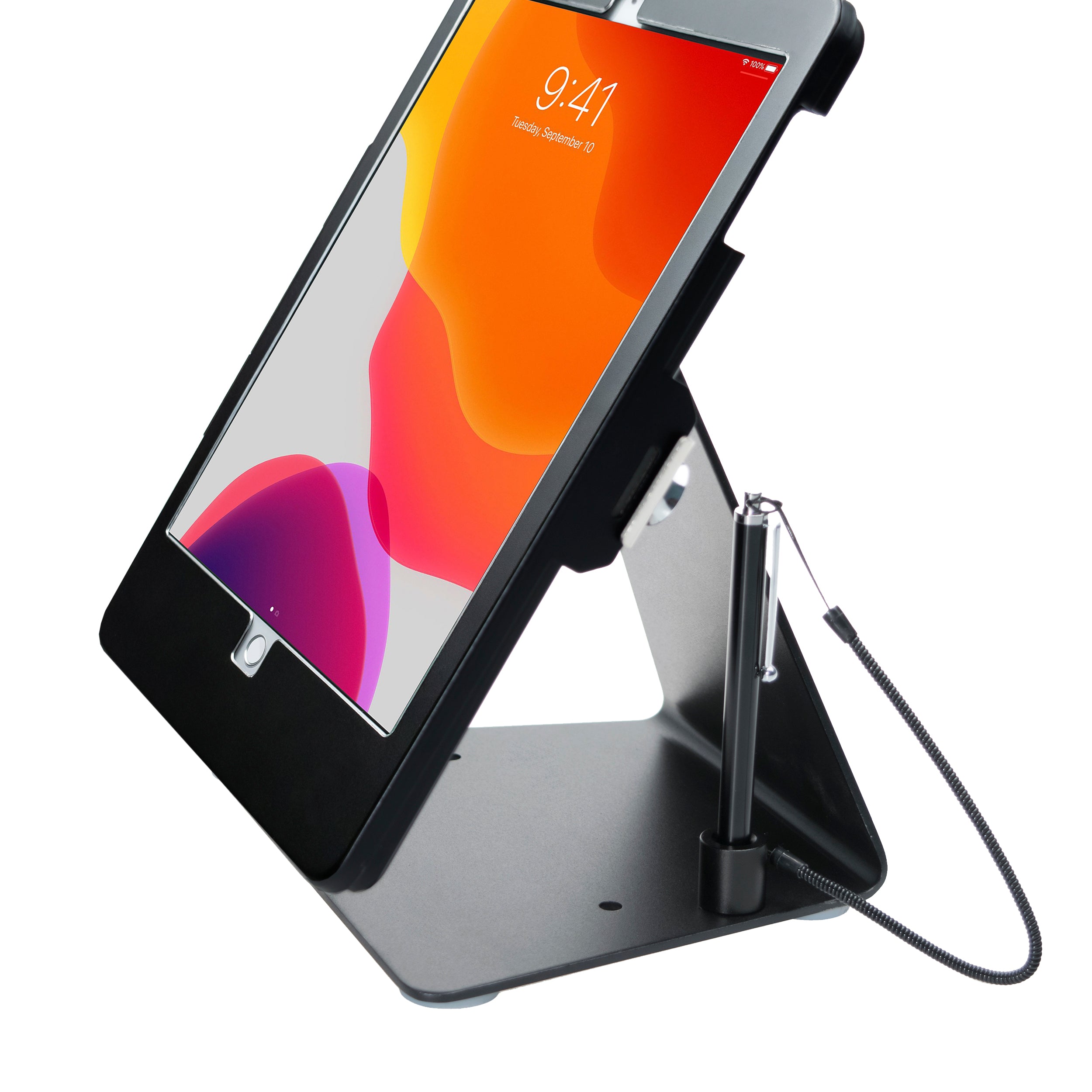 Desktop Anti-Theft Stand for iPad Air 3 (2019), iPad Pro 10.5 and 10.2-inch iPad (7th/ 8th/ 9th Gen) Black