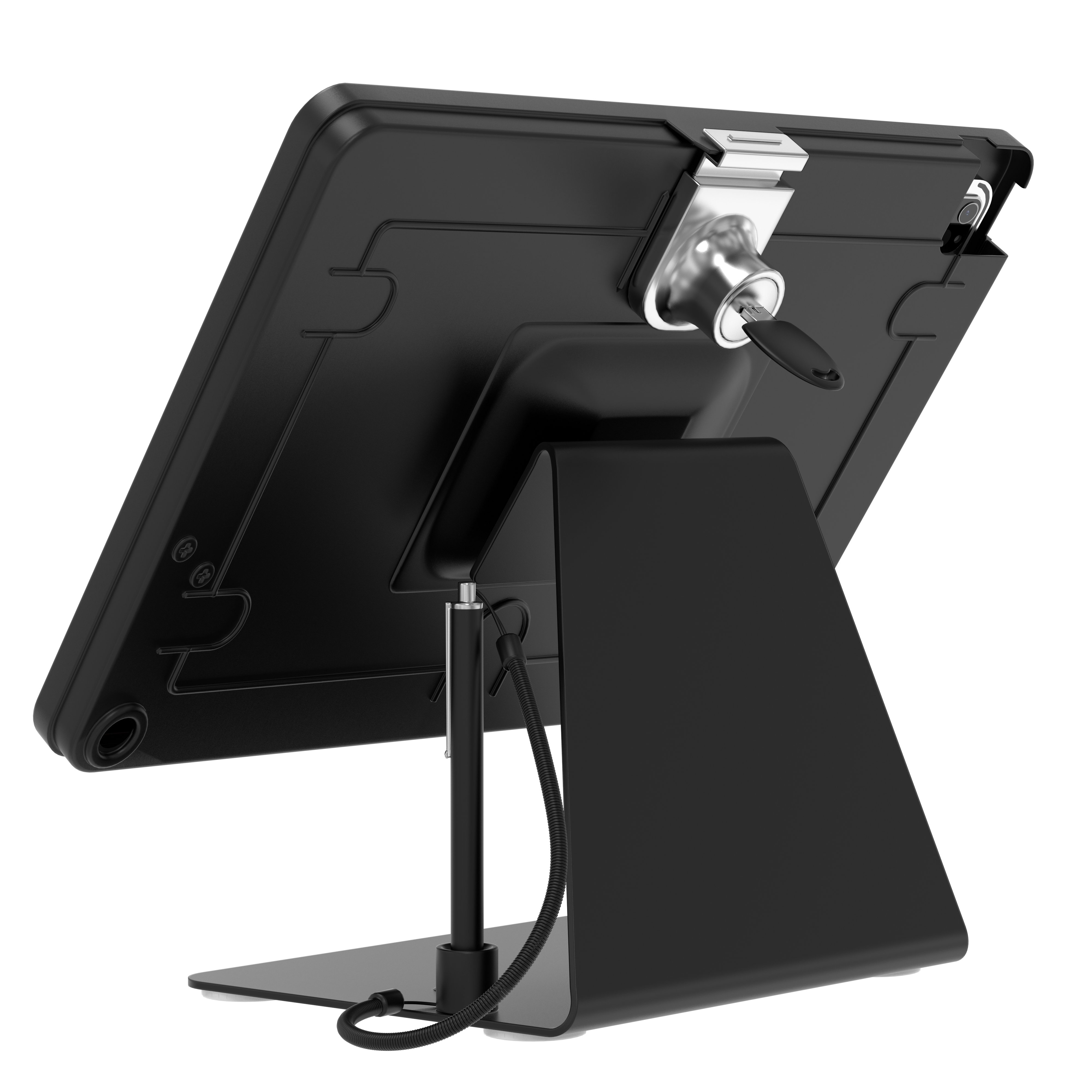 Anti-Theft Kiosk with Fitted Security Enclosure For iPad Air & iPad Pro 11 inch - M2/M4 (2024), iPad 10th Gen 10.9 inch and more
