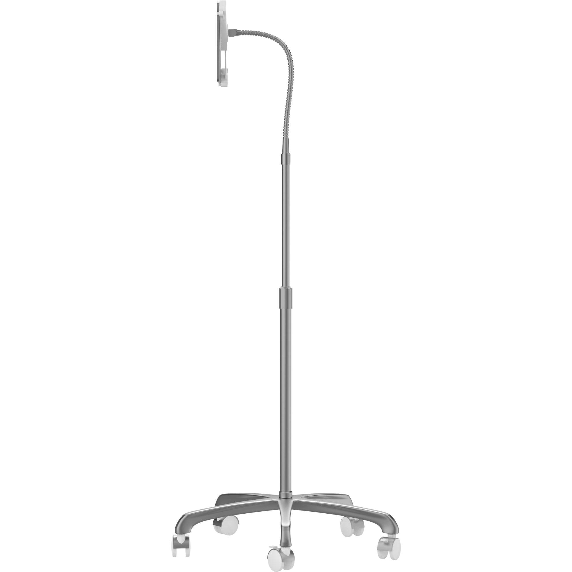Heavy-Duty Gooseneck Floor Stand for 7-13-Inch Tablets