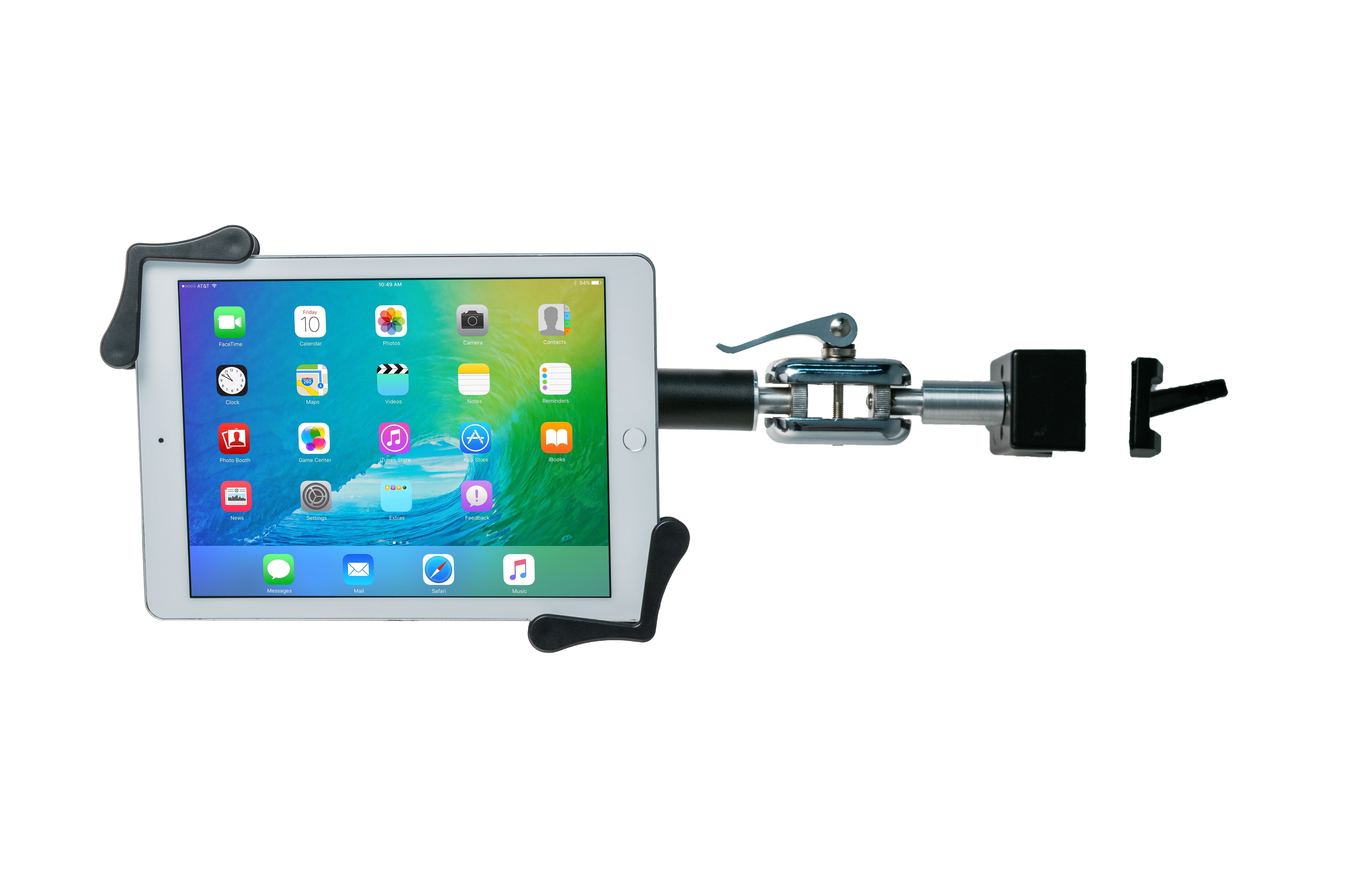 Heavy-Duty Security Pole Clamp for 7-14 Inch Tablets