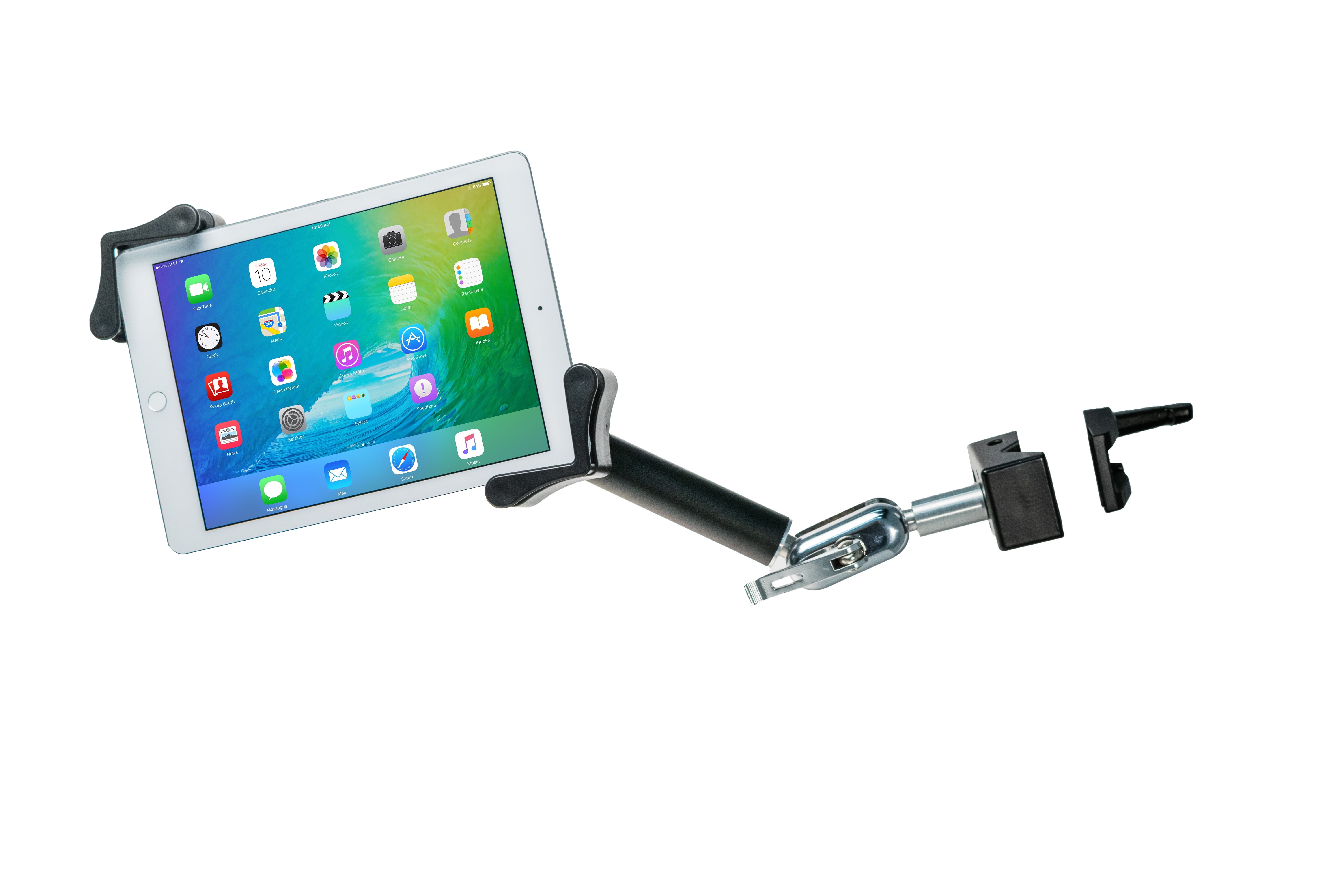 Heavy-Duty Security Pole Clamp for 7-14 Inch Tablets
