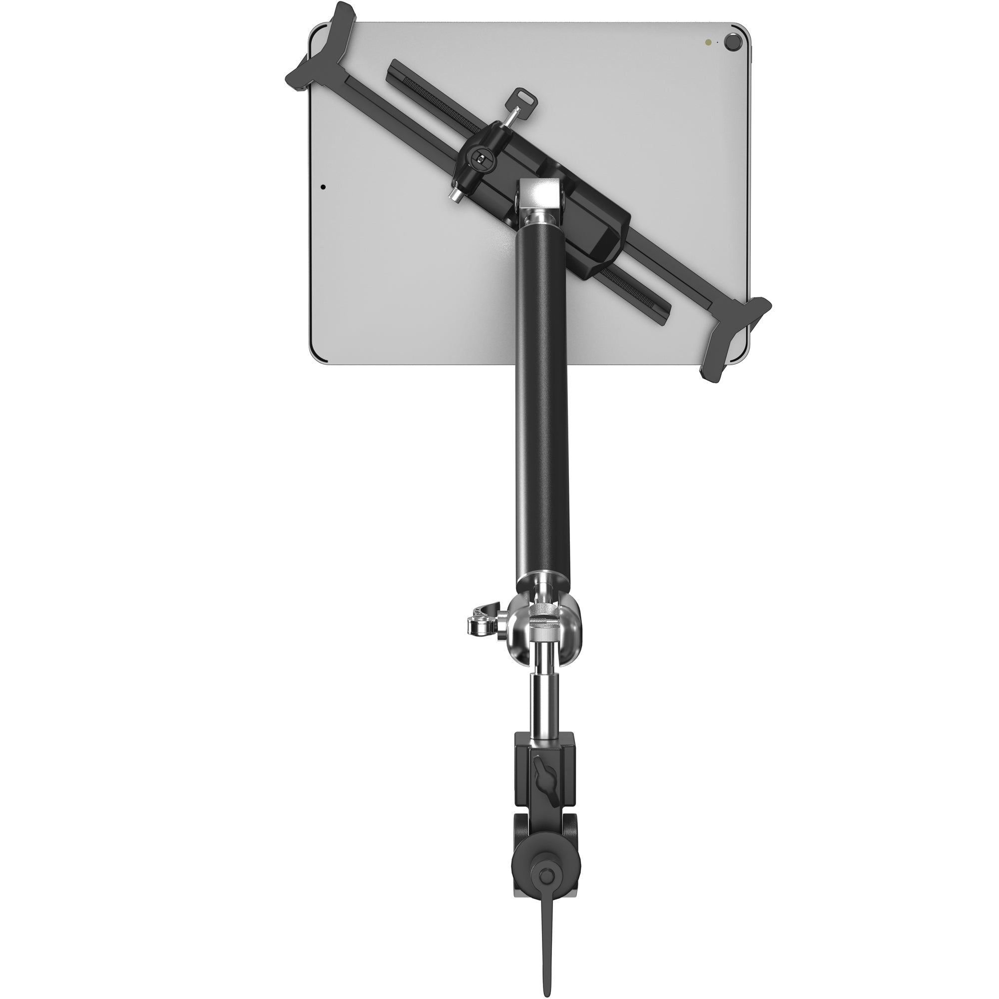 Heavy-Duty Security Pole Clamp for iPad Air & iPad Pro 11" - M2/M4 (2024), iPad Air & iPad Pro 13" - M2/M4 (2024) and more 7-14 inch Tablets