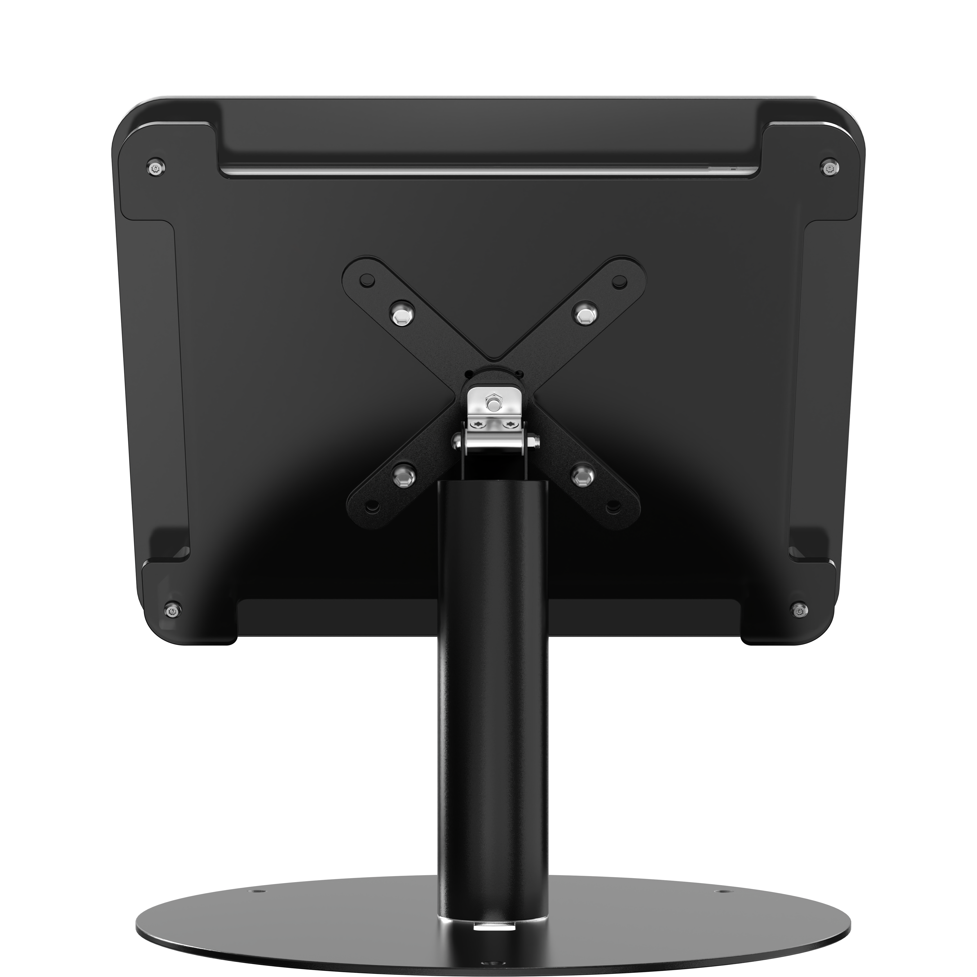 Rotating Desk Mount with Acrylic Security VESA Enclosure