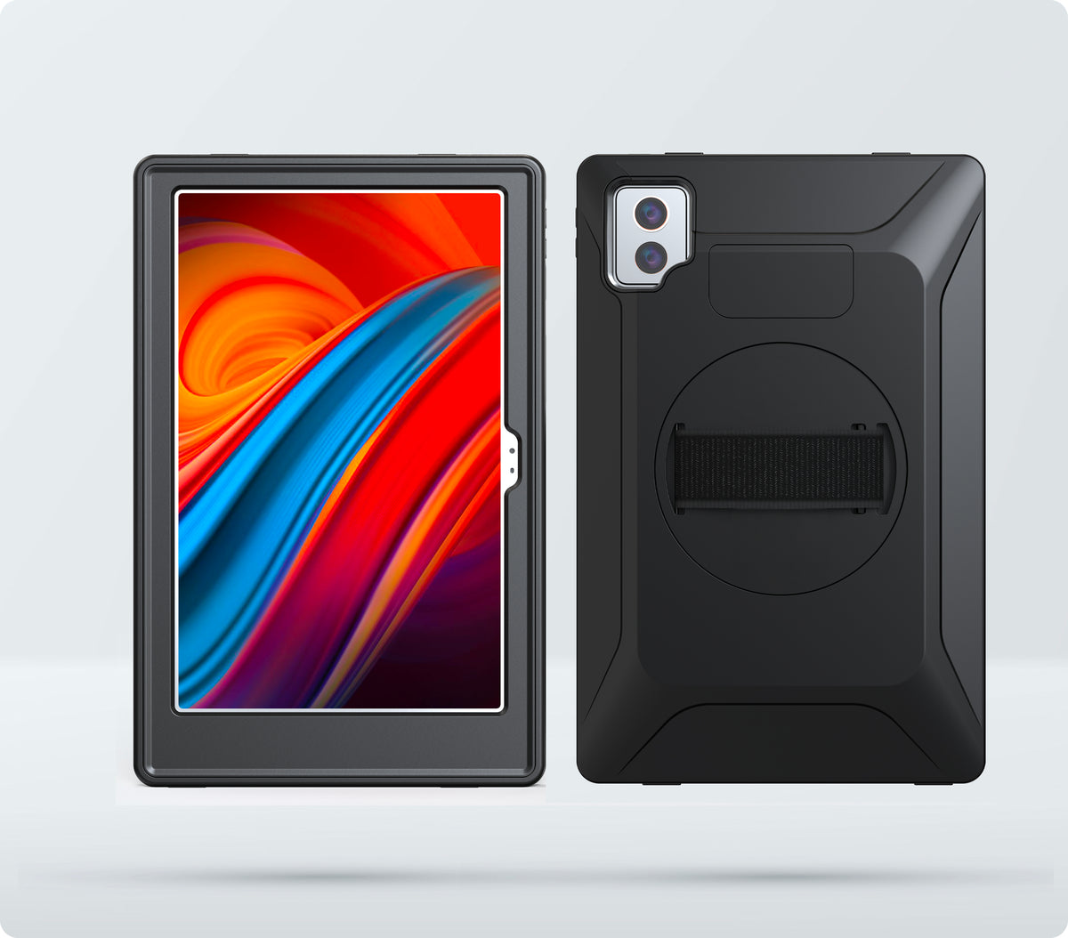 VersaGuard Magnetic Protective Tablet Case with USB-C Charging and Hand Strap