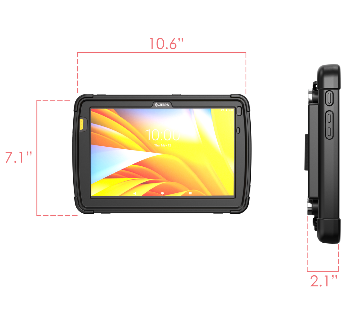 Inductive Wireless Charging Case for Zebra ET40