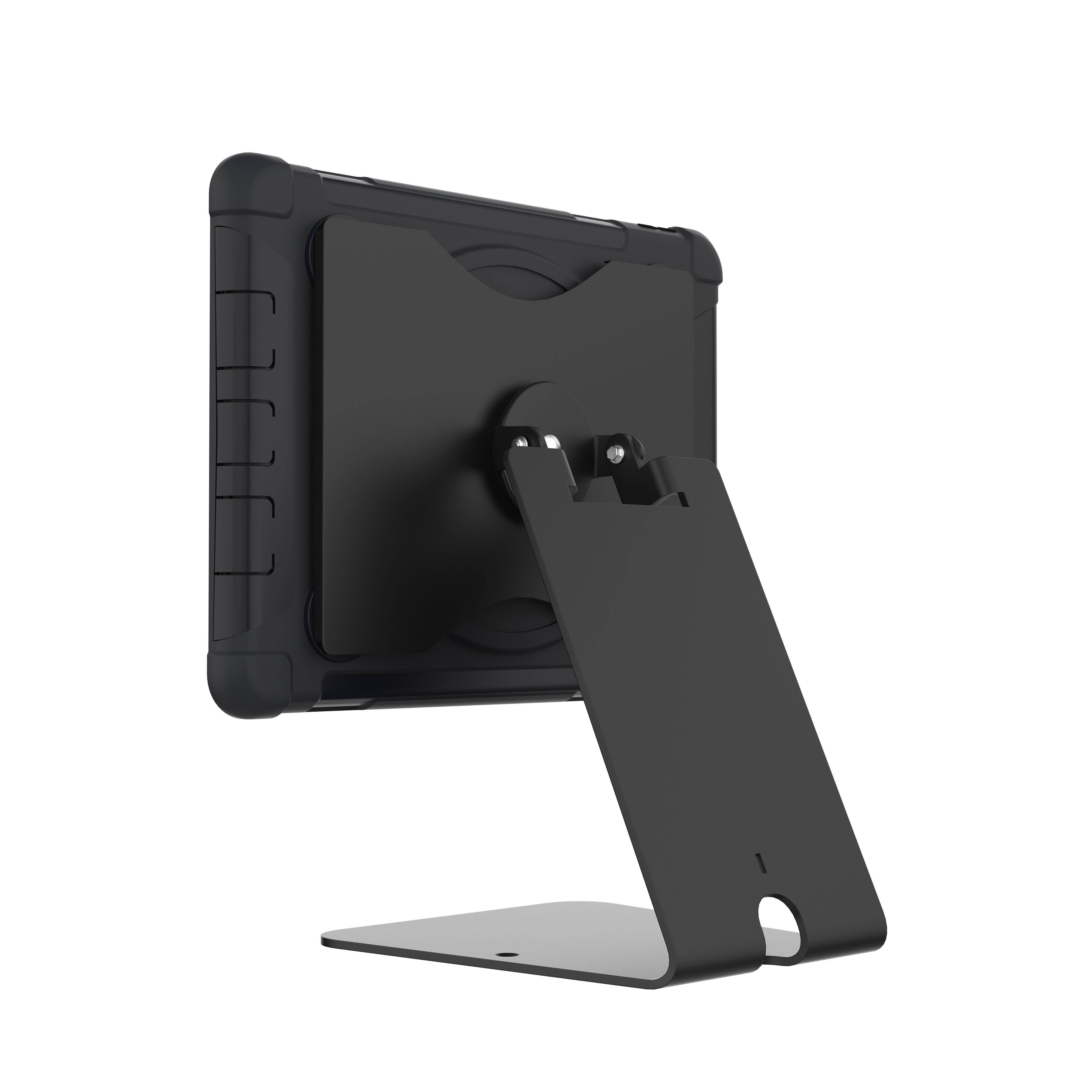 Magnetic Splash-Proof Case with Metal Mounting Plates and Table Stand for iPad 7th/ 8th/ 9th Gen 10.2”, iPad Pro 10.5”