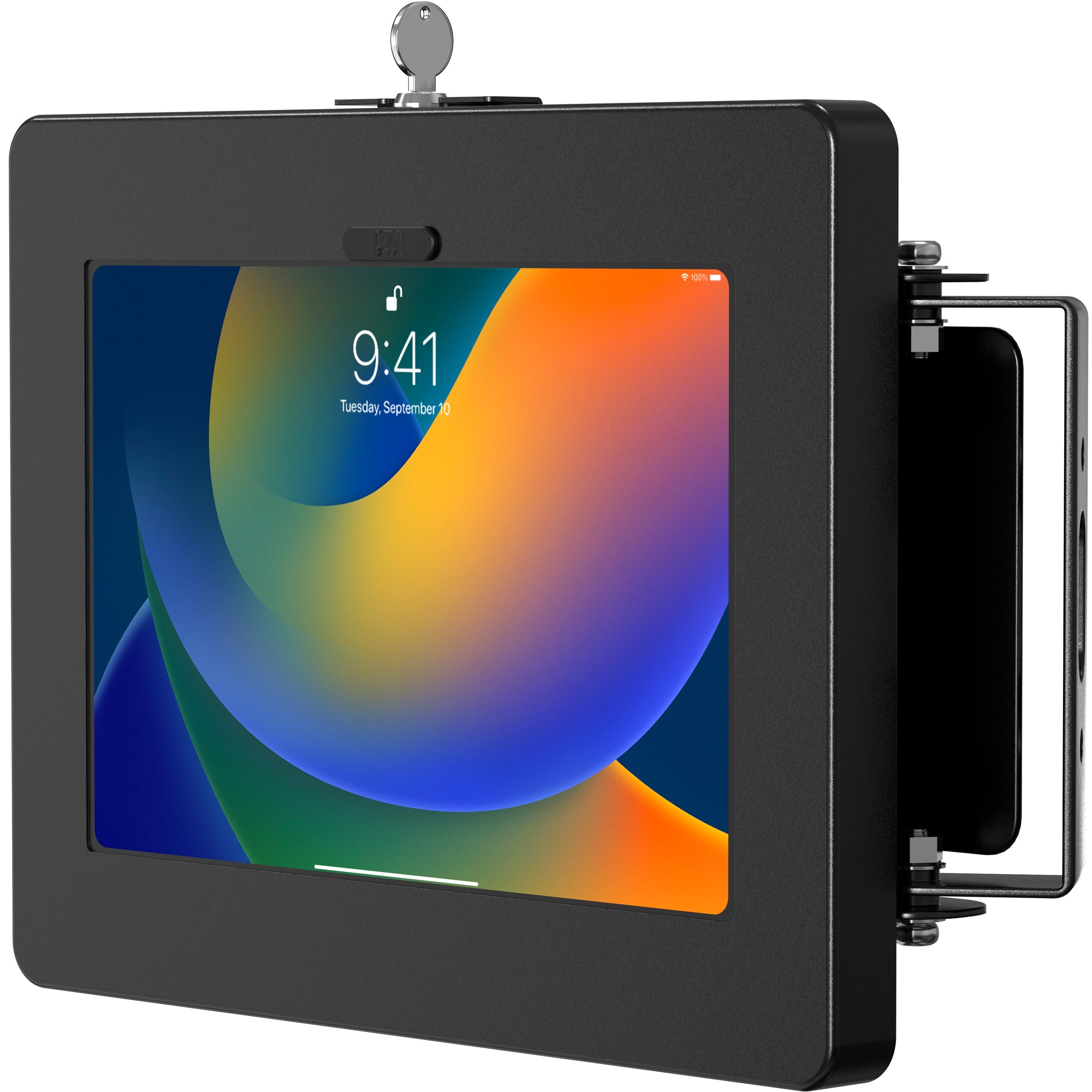 Premium Security Mullion Side Mount Enclosure for 11-inch iPad Air M2/ Pro M4 (2024) & more