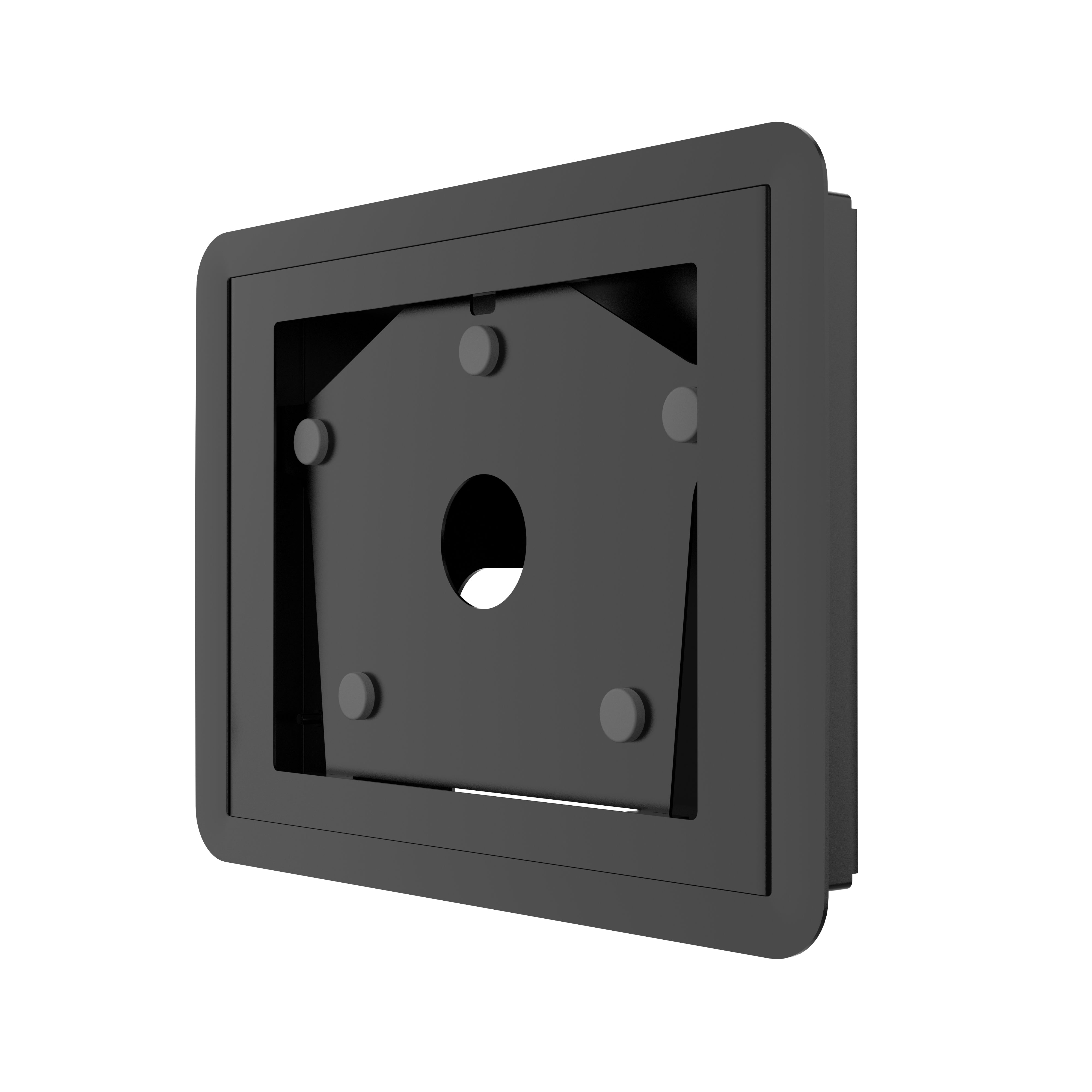 Universal Flush-to-Wall Mount and Secure Locking Enclosure