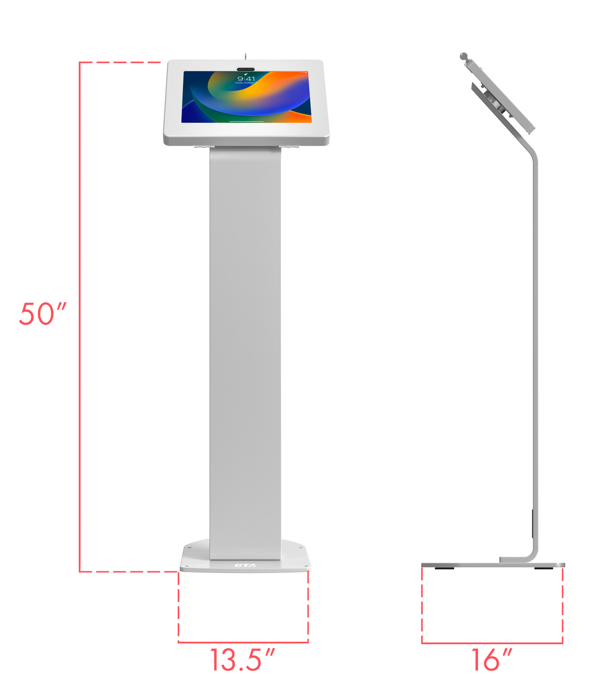 Premium Locking Floor Stand Kiosk