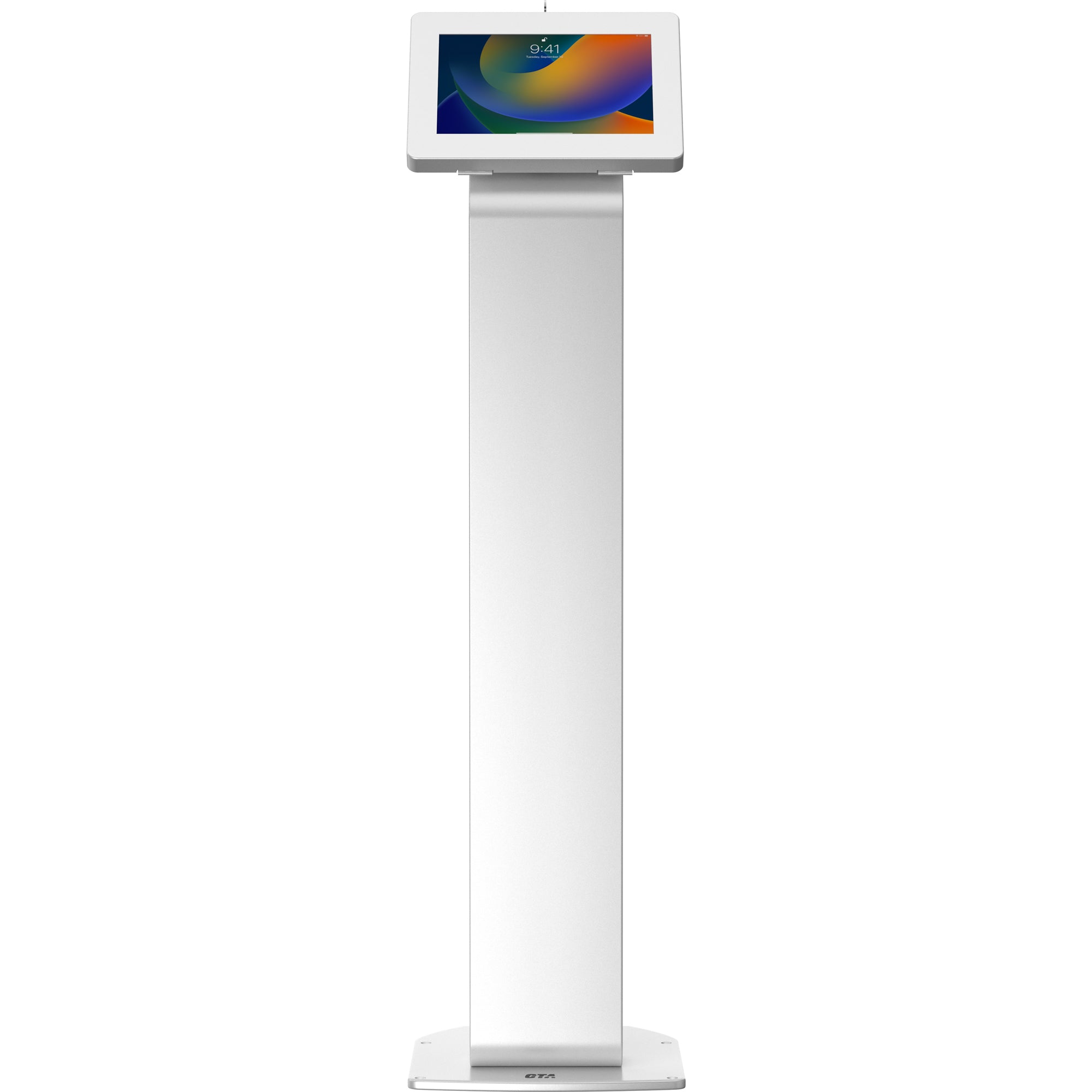 Premium Locking Floor Stand Kiosk for iPad Air 11-inch - M2 (2024), iPad Pro 11-inch - M4 (2024), iPad 10.2-inch (7th/ 8th/ 9th Gen) and more