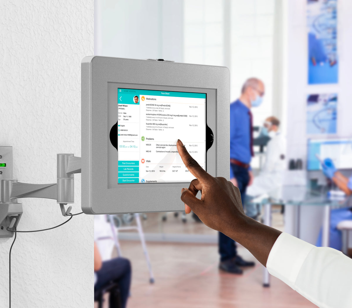 VESA Wall Mount Arm with Enclosure