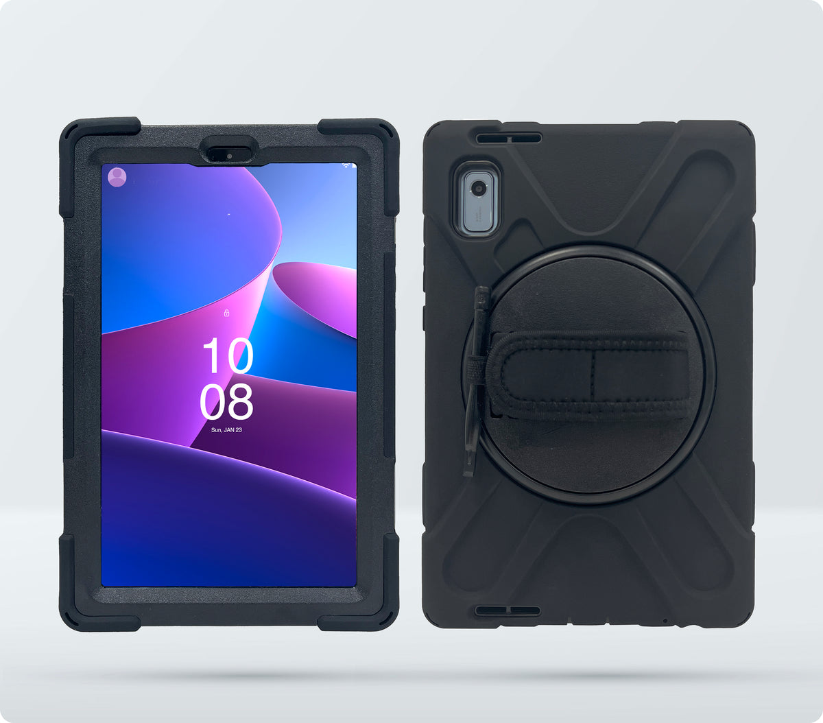 Protective Case with Hand Strap Grip for Lenovo M9 Tablet