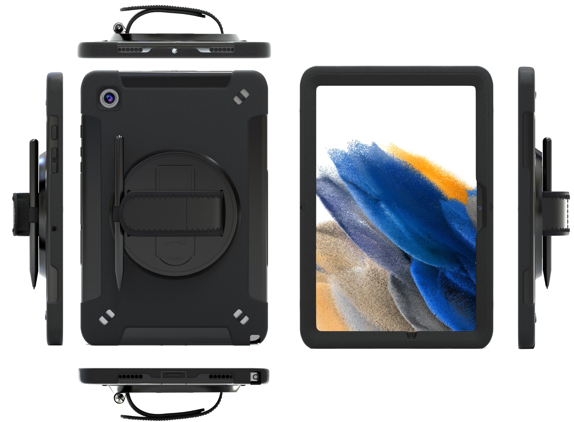 Protective Case with Grip Kickstand for Samsung Galaxy Tab A8