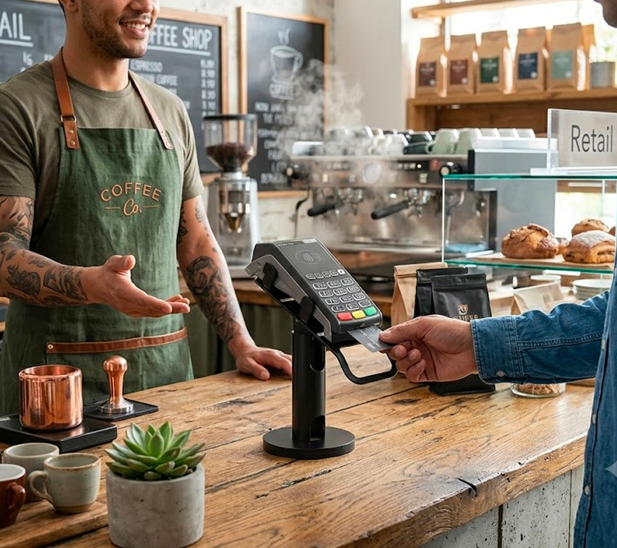 Universal Card Reader Rotating Stand