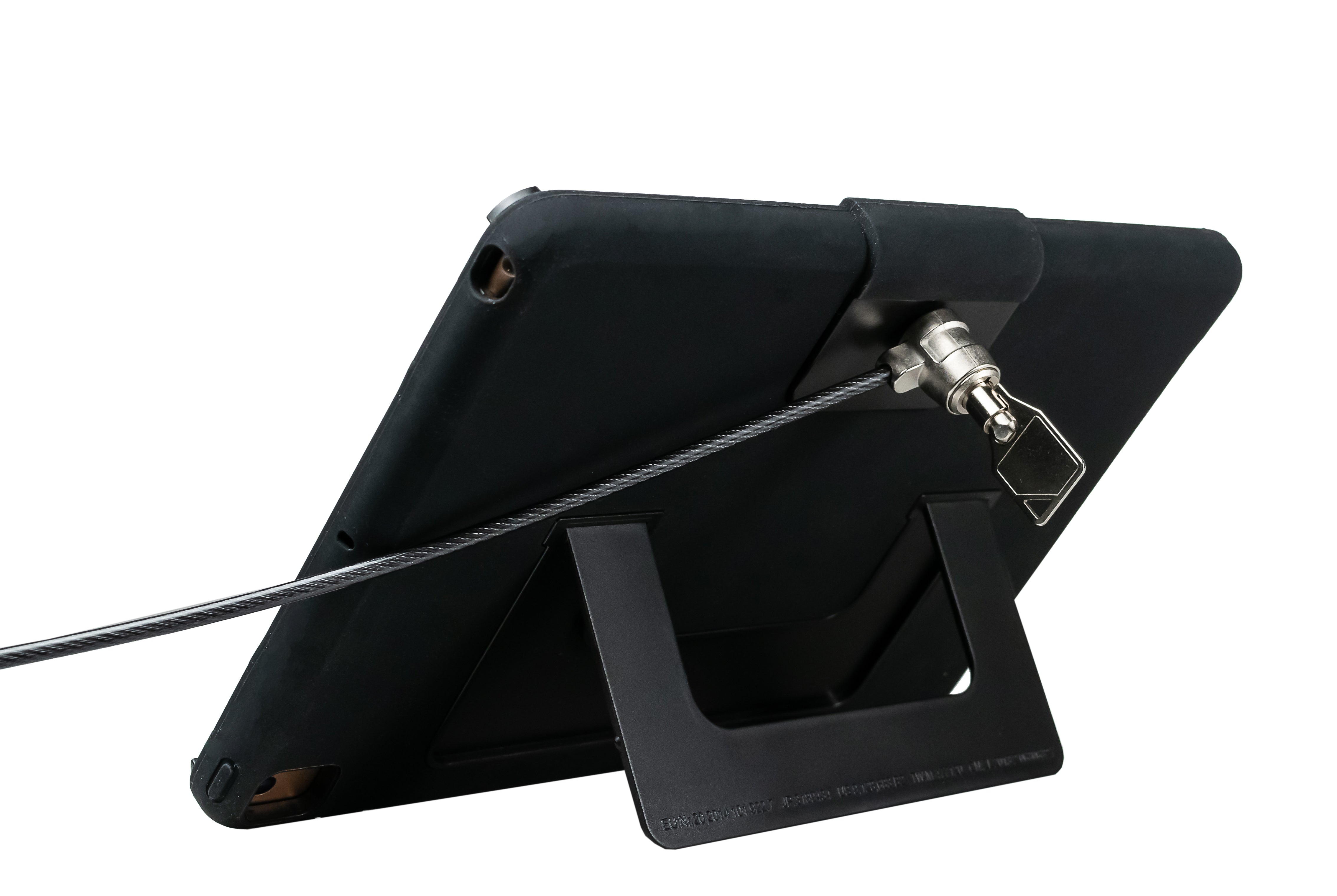 Security Case with Kickstand and Anti-Theft Cable for iPad 10.2” 7th/ 8th/ 9th Gen, iPad Air 3 & iPad Pro 10.5