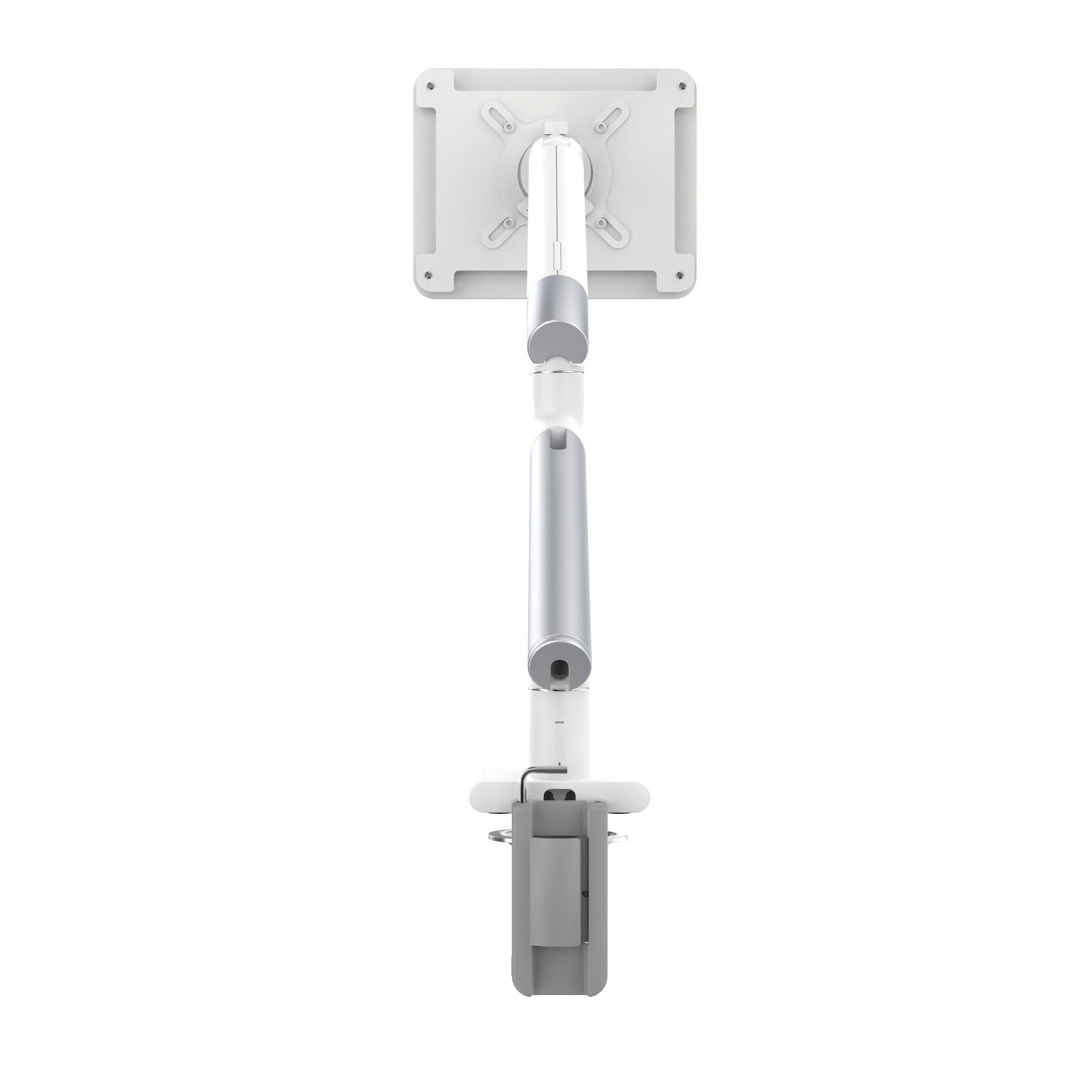 Slim Spring Arm Mount w/ USB Ports and Universal Security Enclosure for Medium Size Tablets