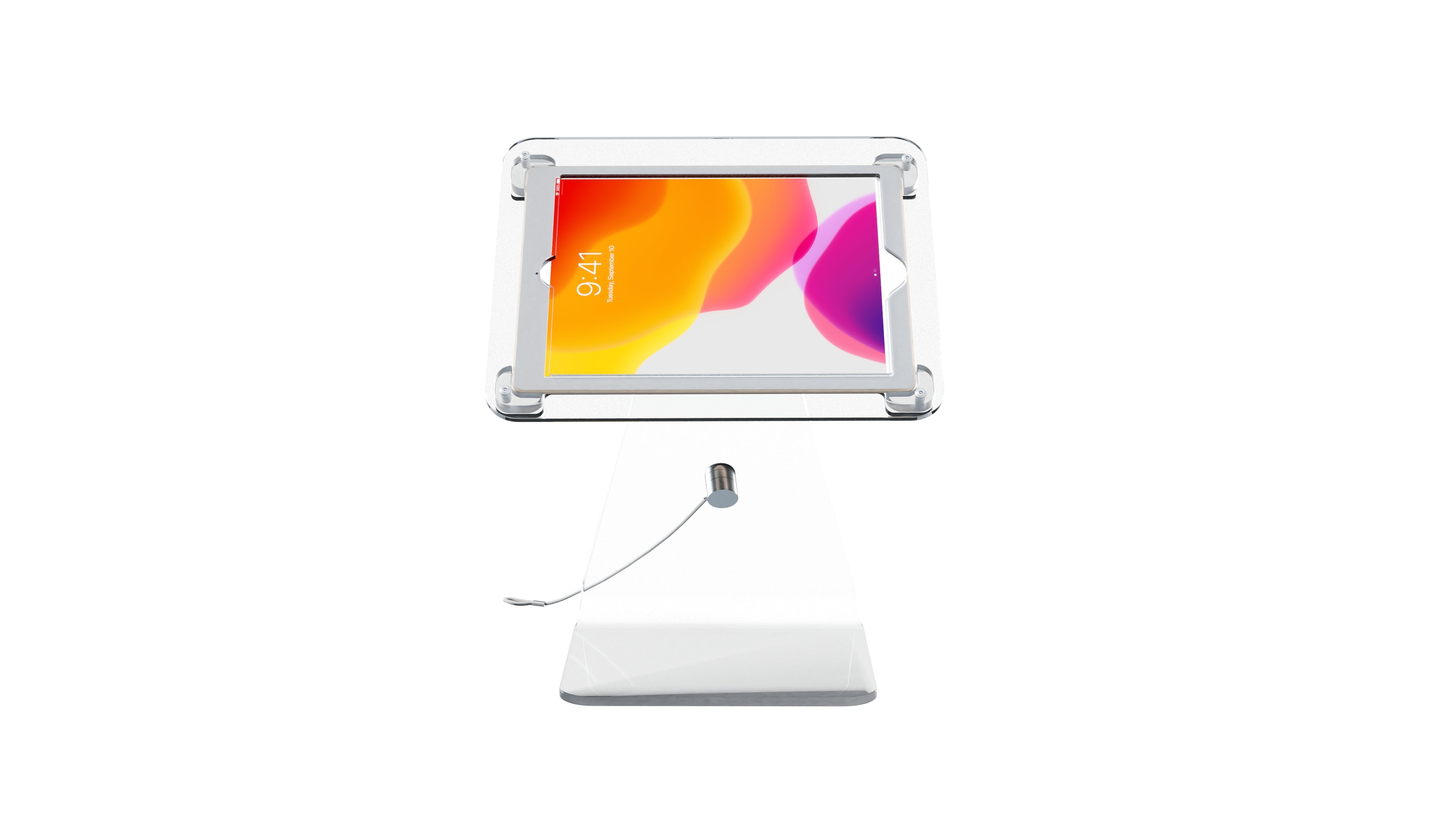 Premium Security Translucent Acrylic Kiosk for 10.2-inch iPad (7th/ 8th/ 9th Gen) &amp; More