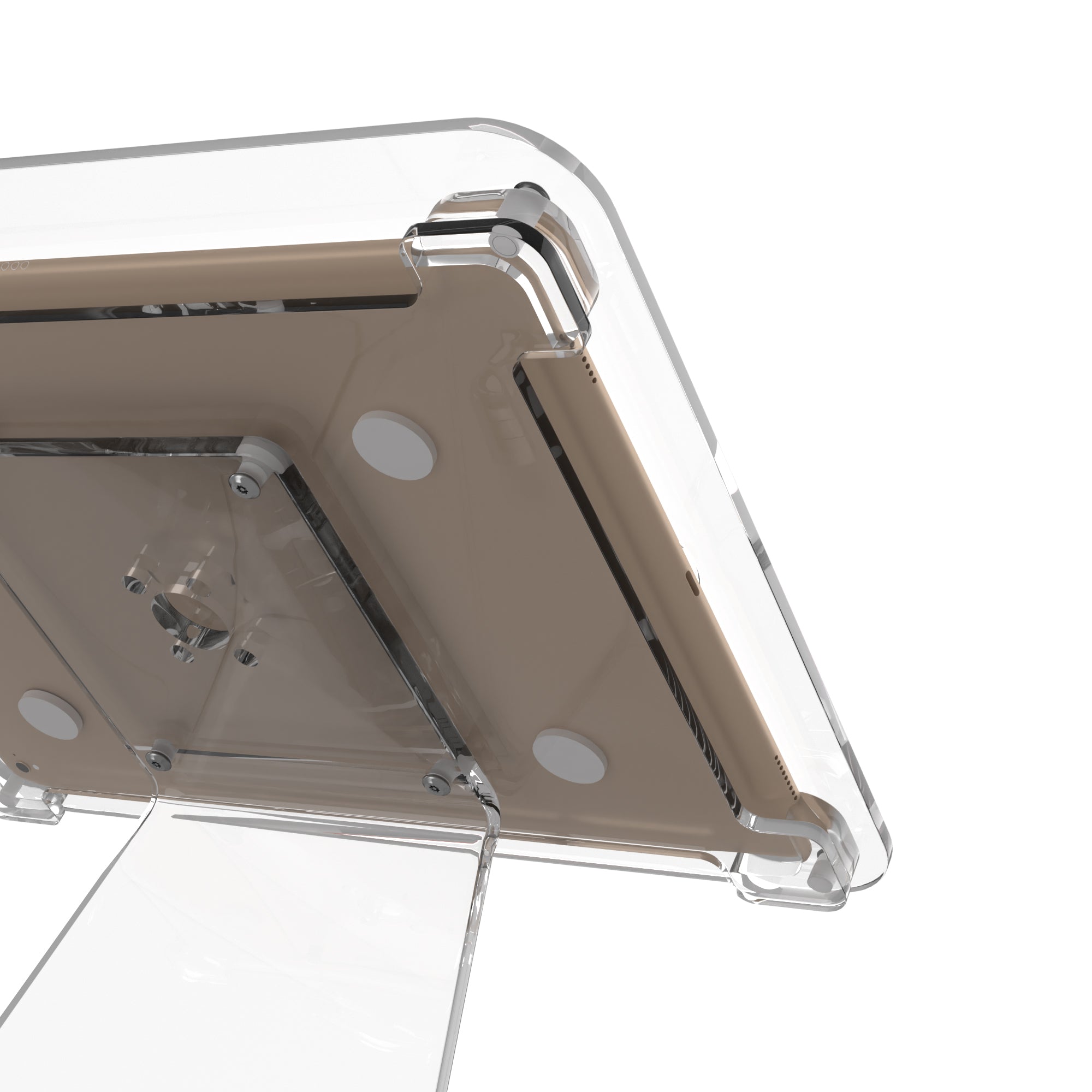 Premium Security Translucent Acrylic Kiosk for 10.2-inch iPad (7th/ 8th/ 9th Gen) &amp; More