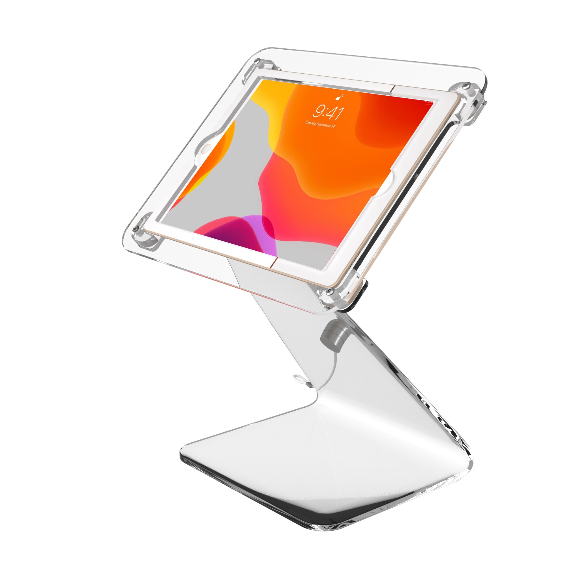 Premium Security Translucent Acrylic Kiosk for 10.2-inch iPad (7th/ 8th/ 9th Gen) & More