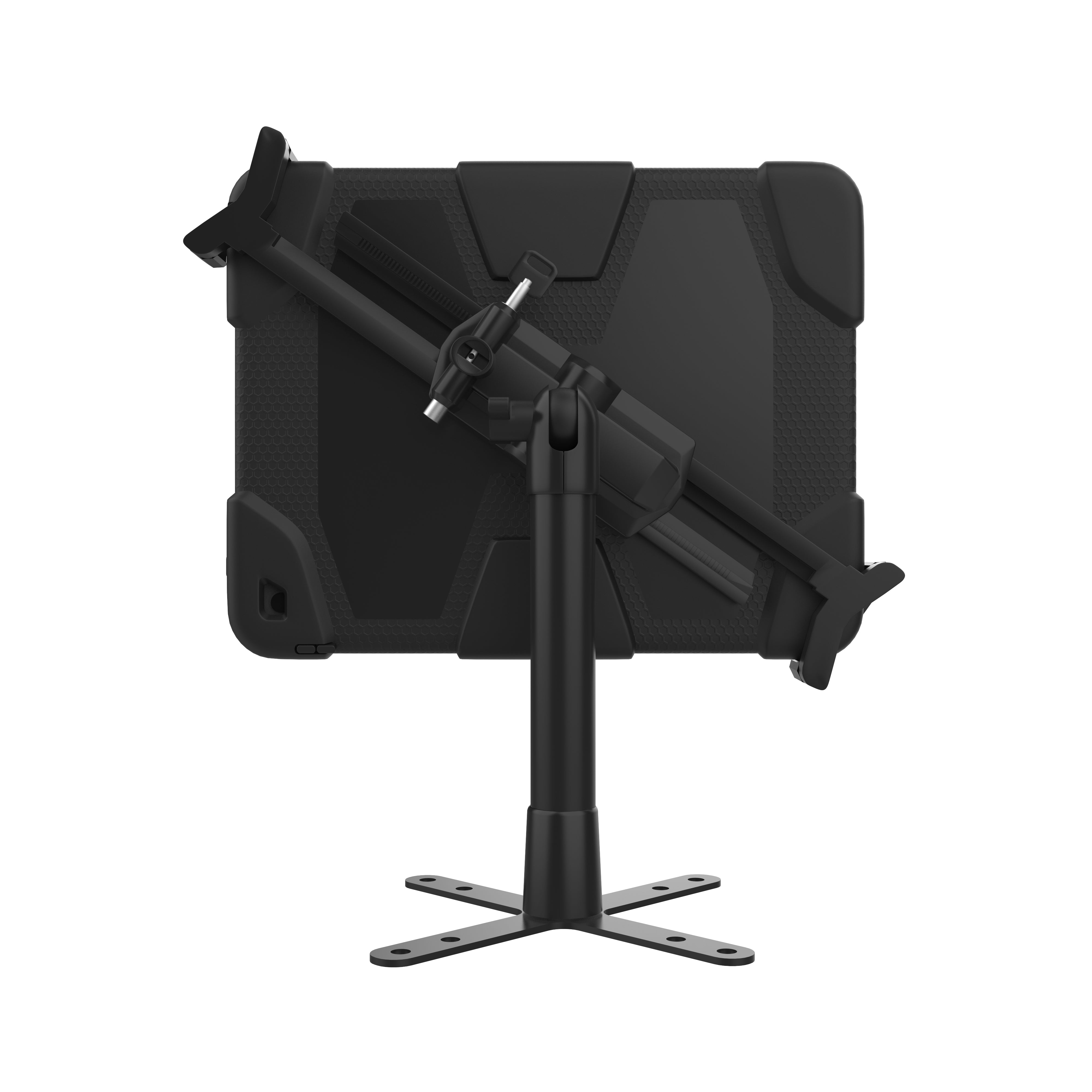 Security VESA and Wall Mount with 5” Extender Pole for 7-14” Tablets (Black)