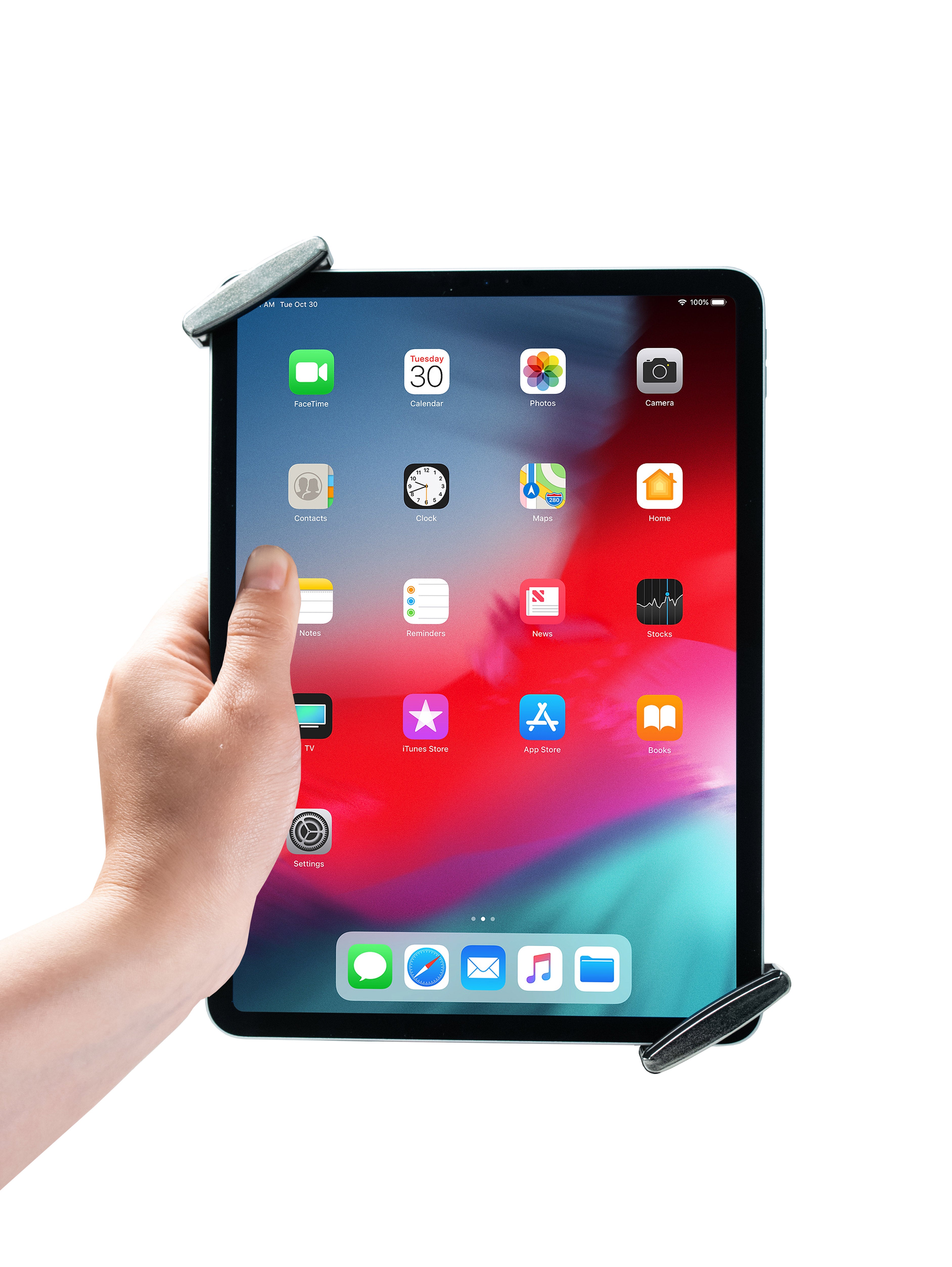 Tablet Security Grip with Quick-Connect VESA Mount for 11-inch iPad Air M2/ Pro M4 (2024) & more