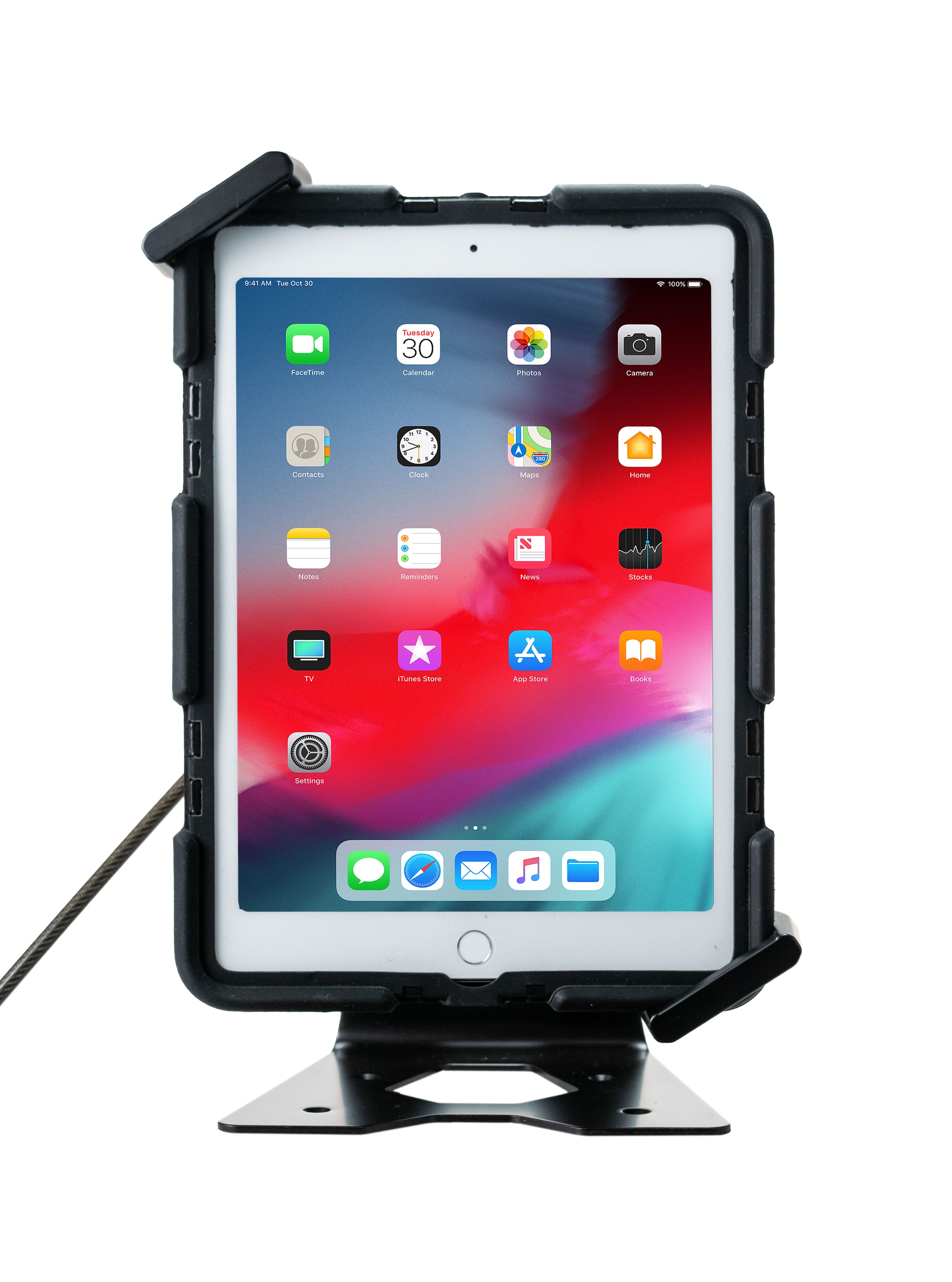 Universal Case-Compatible Security Kiosk Stand for 7-13 Inch Tablets, including the iPad 10.2-Inch (7th/ 8th/ 9th Gen.)