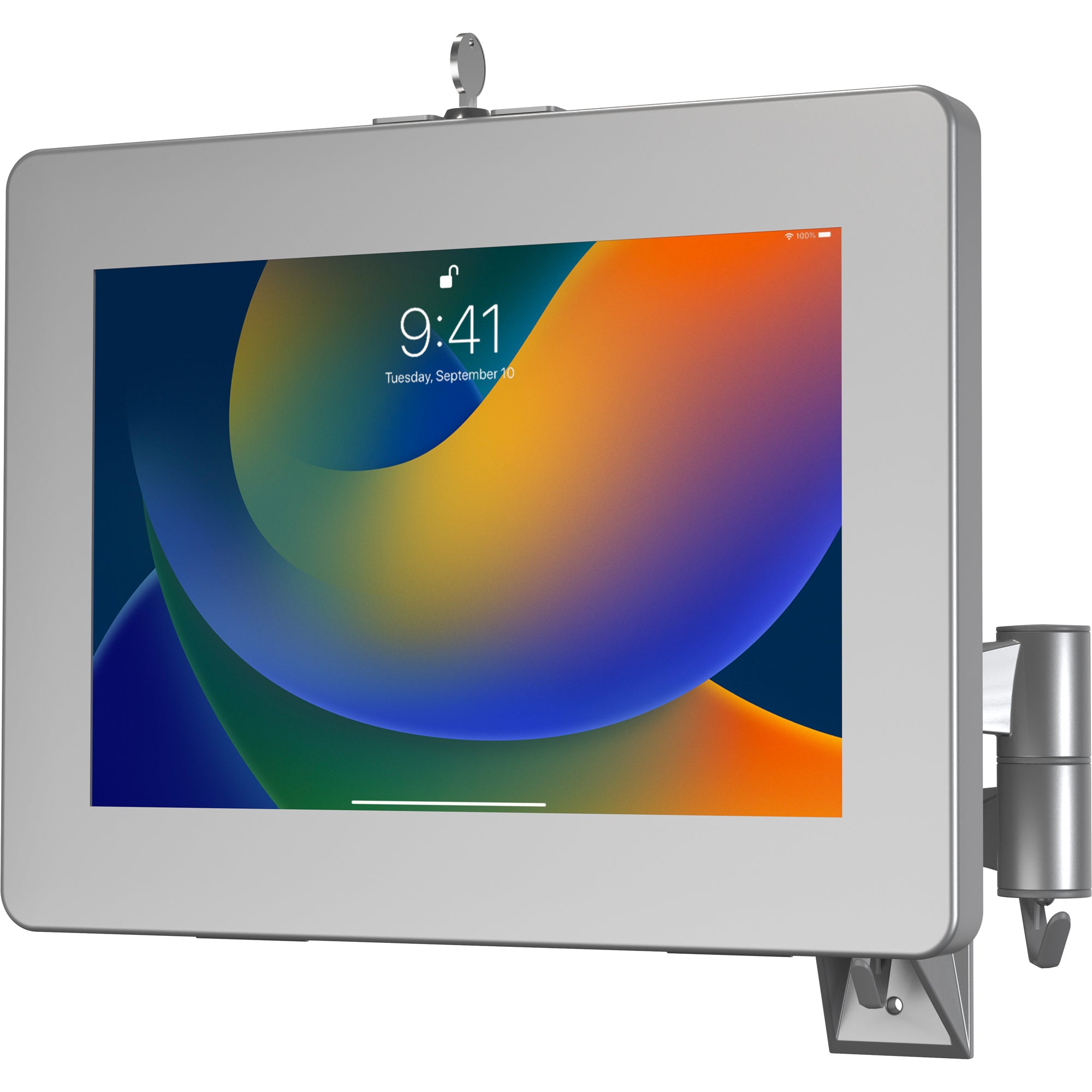 VESA Wall Mount Arm with Enclosure for iPad Air 11 inch - M2 (2024), iPad Pro 11 inch - M4 (2024) and more
