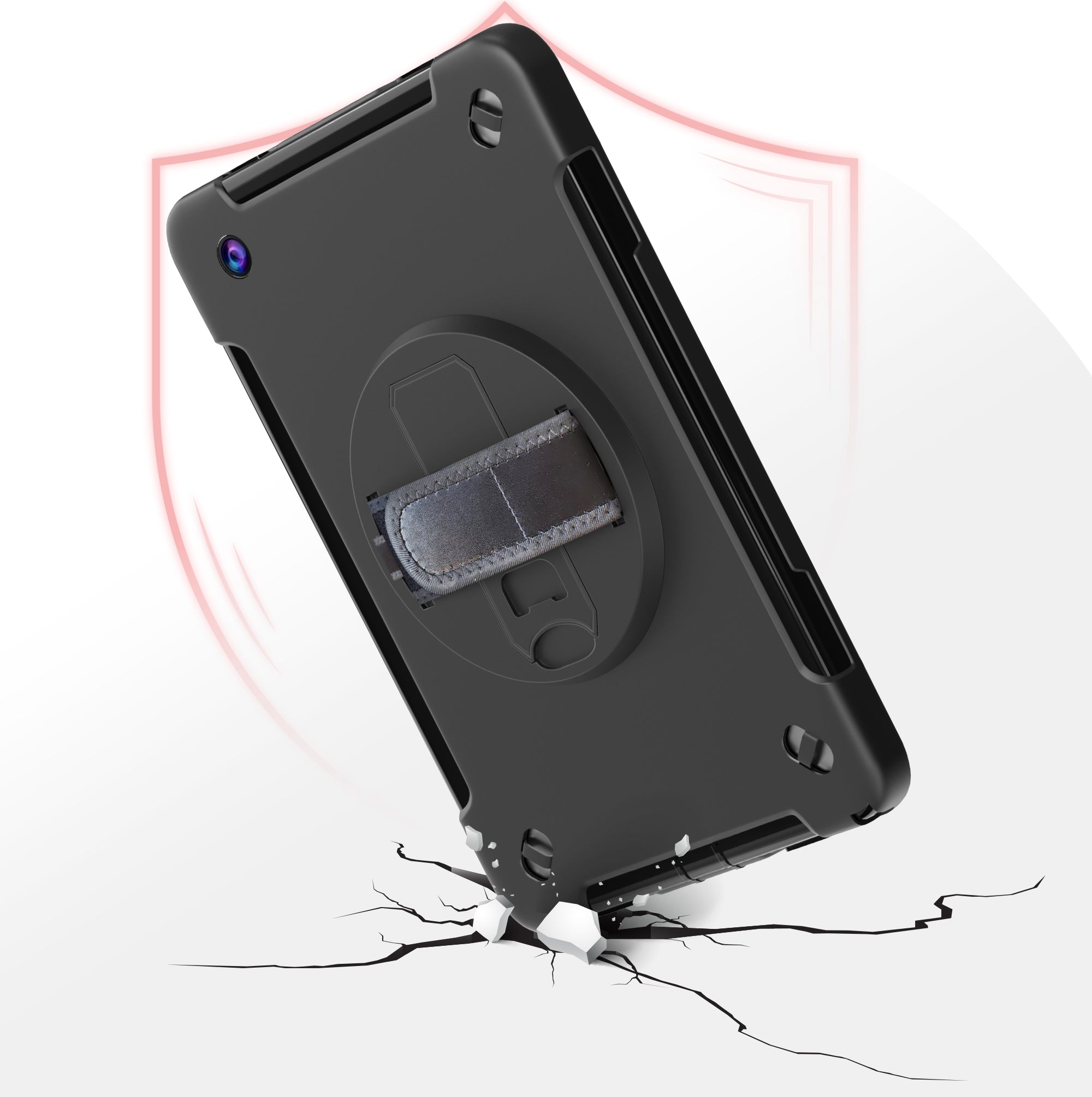 Protective Case with Built-in 360° Rotatable Grip Kickstand