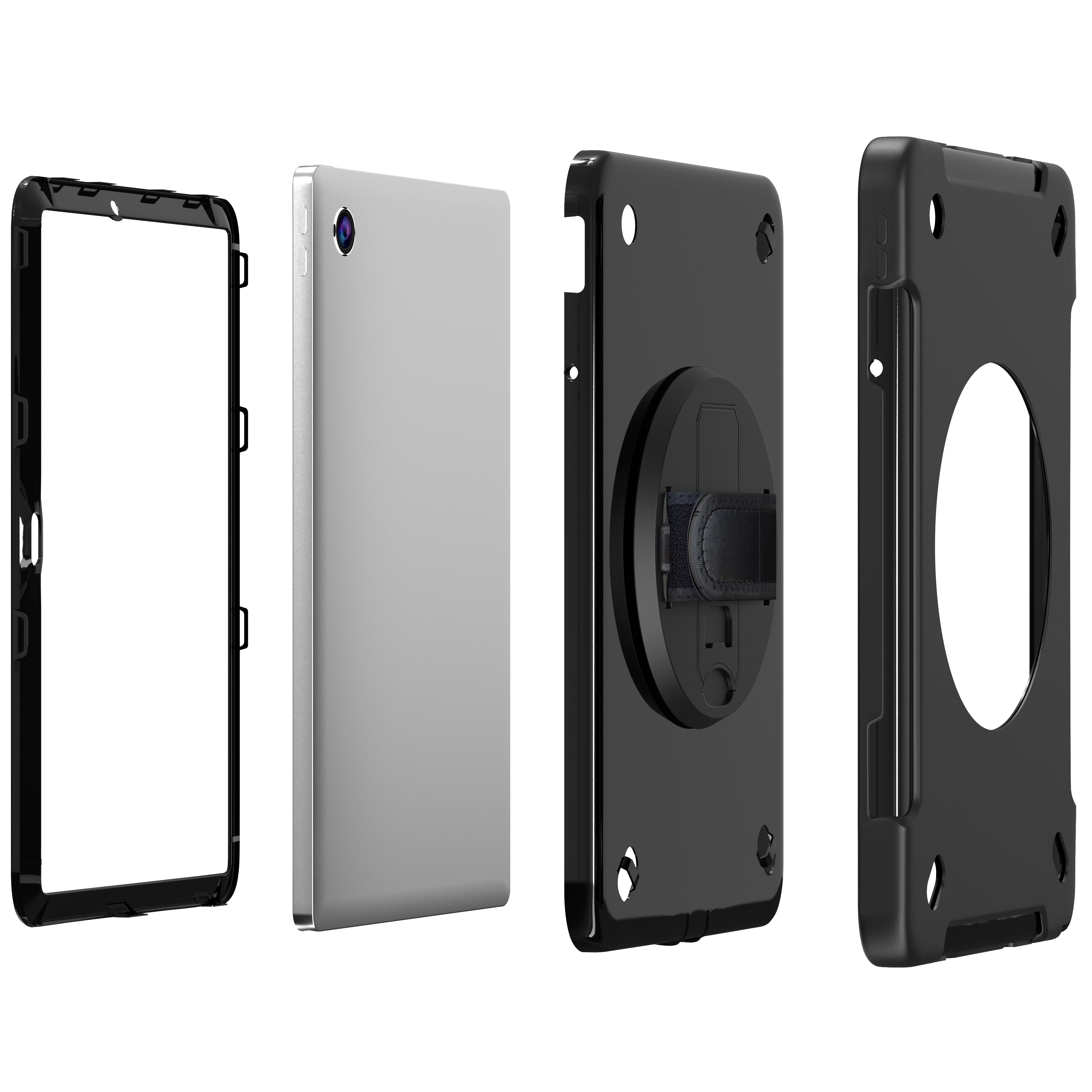 Protective Case with Built-in 360° Rotatable Grip Kickstand