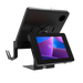 POS Station with Printer Stand, Magnetic Scanner Holder, Card Reader Holder & 2 Security Enclosures CTA DIGITAL