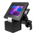 POS Station with Printer Stand, Magnetic Scanner Holder, Card Reader Holder & 2 Security Enclosures CTA DIGITAL