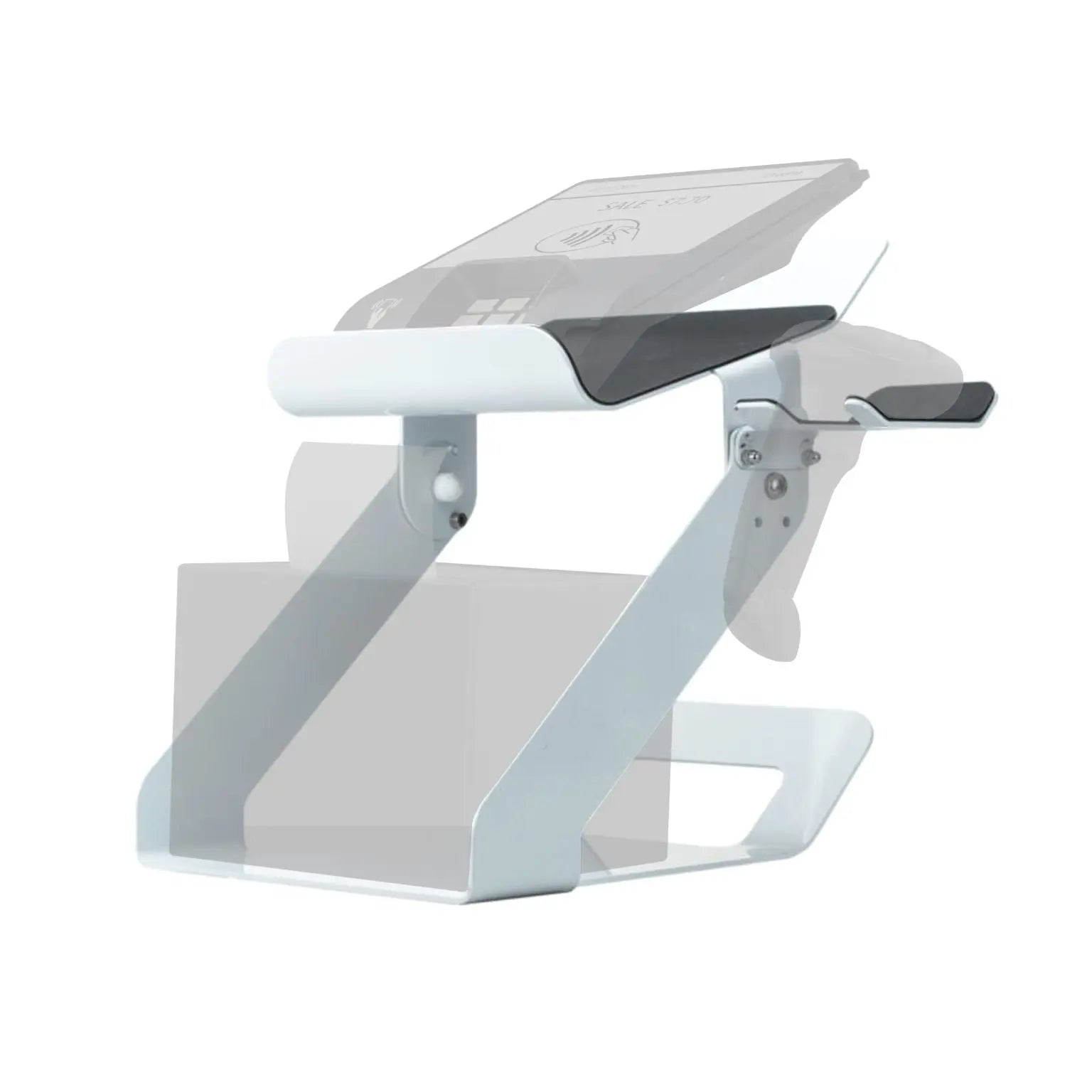 Point-of-Sale Printer Stand with Wireless Scanner Mount