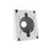 Premium Double VESA Wedge and Outlet / PoE Cover for Tablets (White) CTA DIGITAL