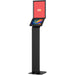 Premium Graphic Sign Floor Stand with Security Enclosure CTA DIGITAL