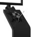 Premium Graphic Sign Floor Stand with Security Enclosure CTA DIGITAL
