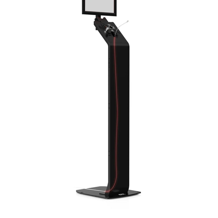 Premium Graphic Sign Floor Stand with Security Enclosure CTA DIGITAL